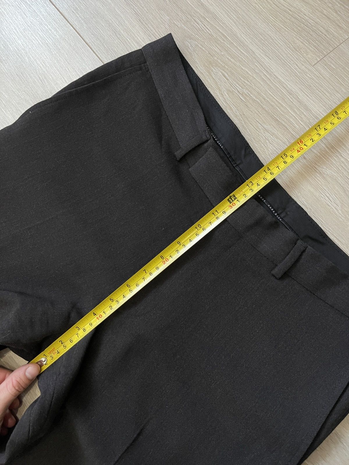 Hugo Boss Vintage Hugo boss trousers classic pants black wool 50 Size 40R - 8 Thumbnail