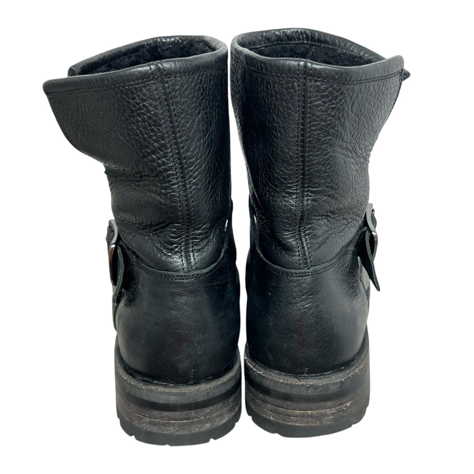 Frye Frye Natalie Engineer Leather Fur Lined Women's Booties sz 9 Size US 9 / IT 39 - 5 Thumbnail
