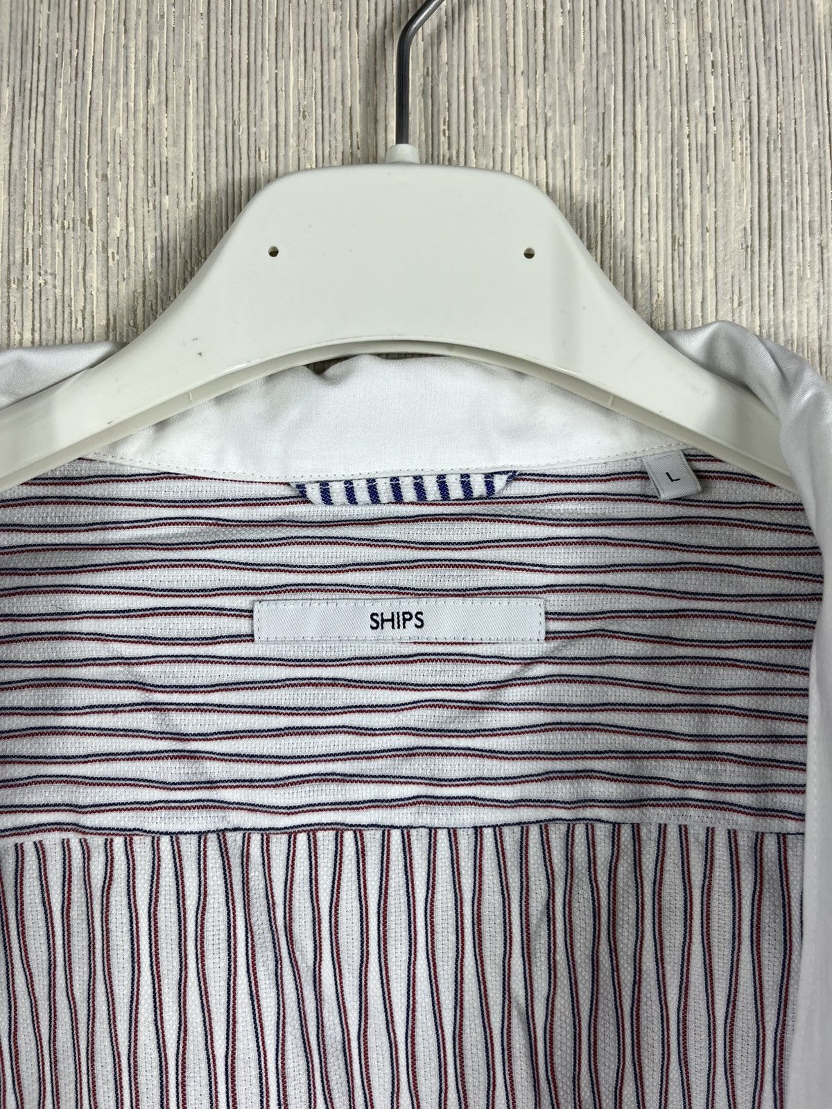 SHIPS SHIPS striped classic japanese shirt Japan waves Size US L / EU 52-54 / 3 - 13 Thumbnail
