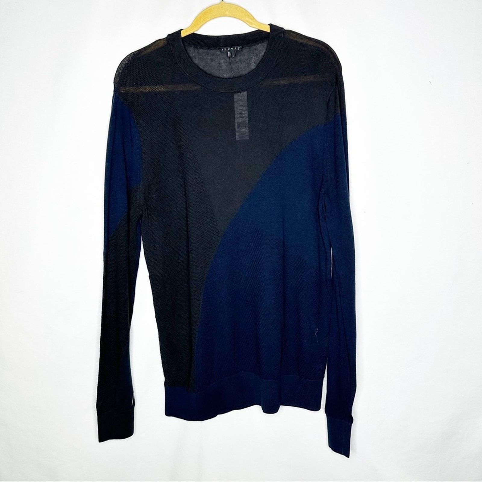 Theory THEORY Goran Chassis Crewneck Men's Sweater NWT in Large Size US L / EU 52-54 / 3 - 1 Thumbnail