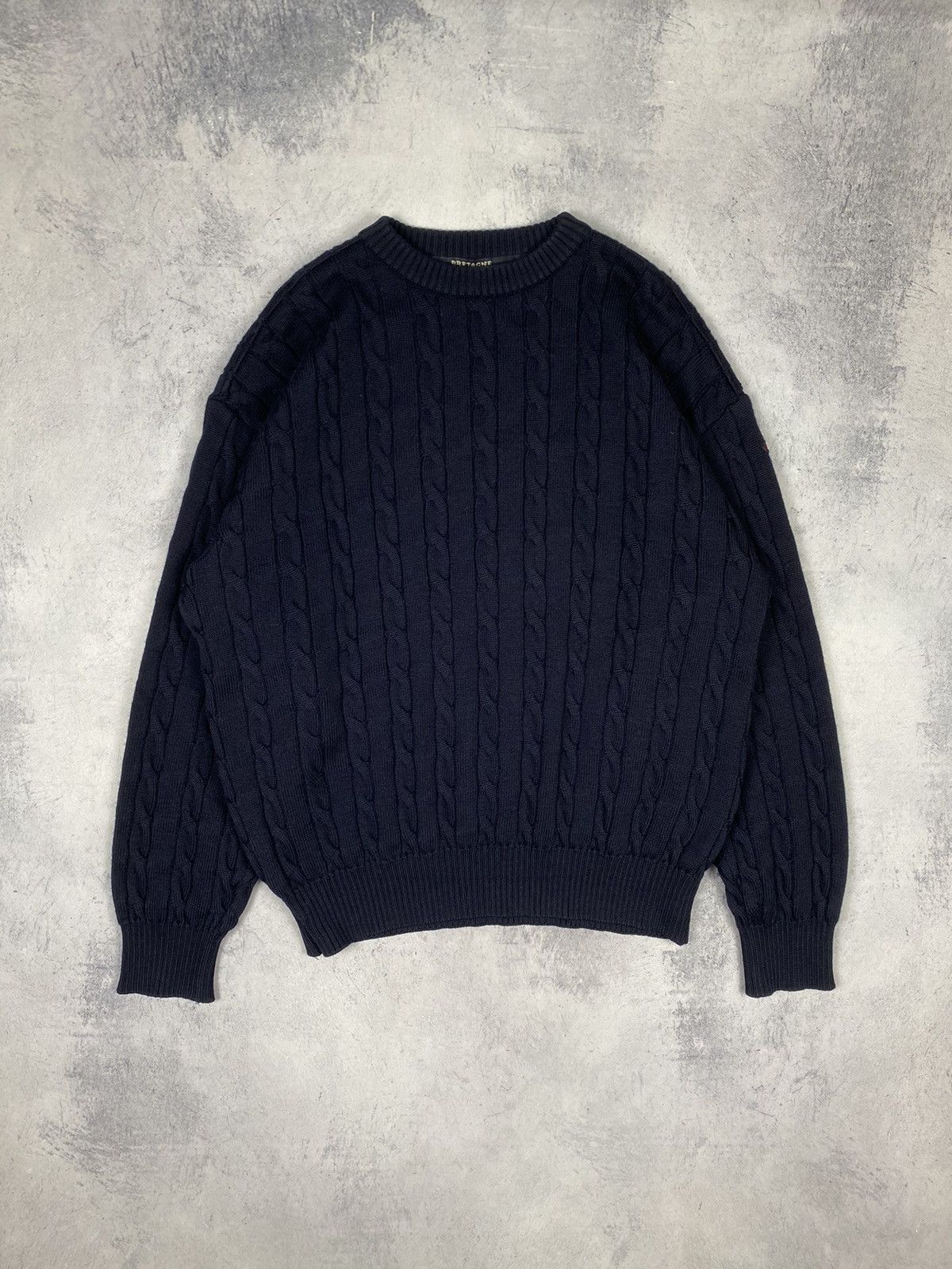 Paul & Shark Vintage Paul Shark Wool Italy Designer Knit Sweater Size US L / EU 52-54 / 3 - 2 Thumbnail