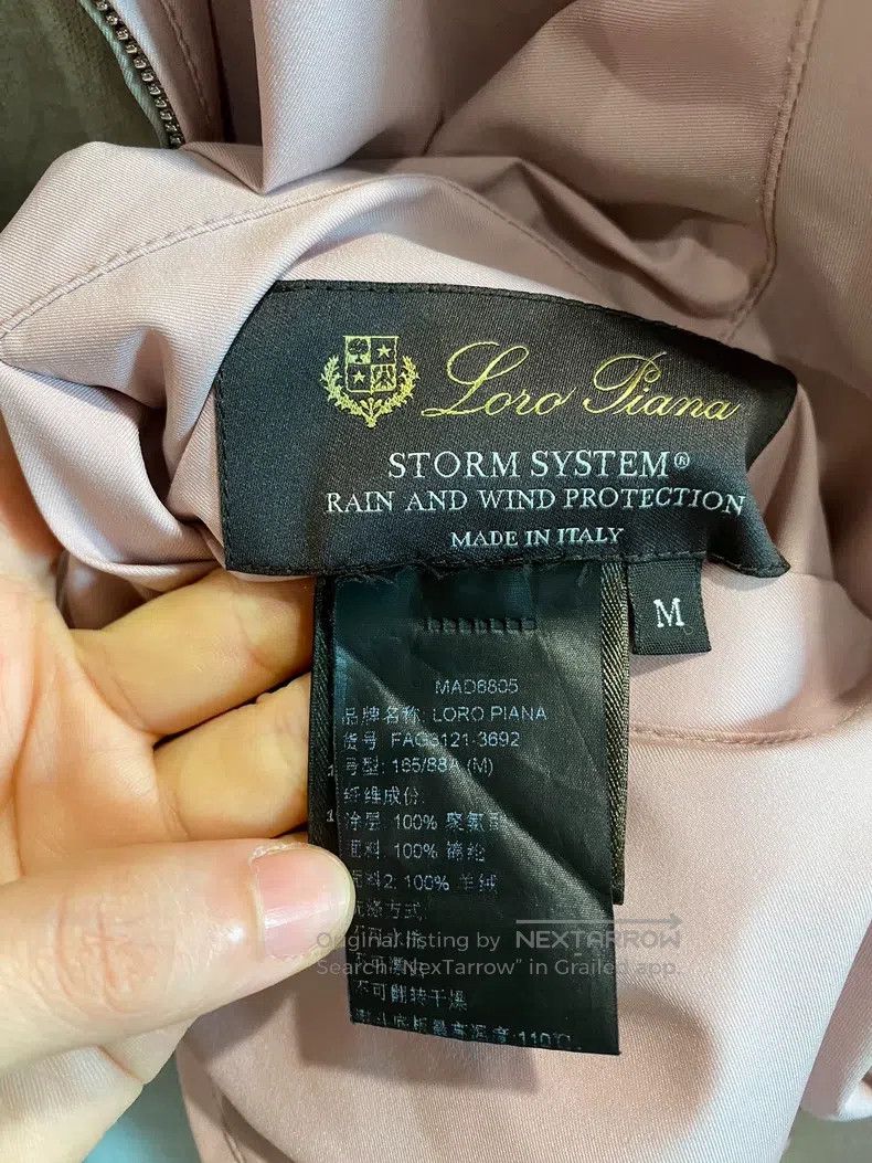 Loro Piana Loro Piana Bomber two-sided windbreaker jacket with storm Size M / US 6-8 / IT 42-44 - 4 Thumbnail