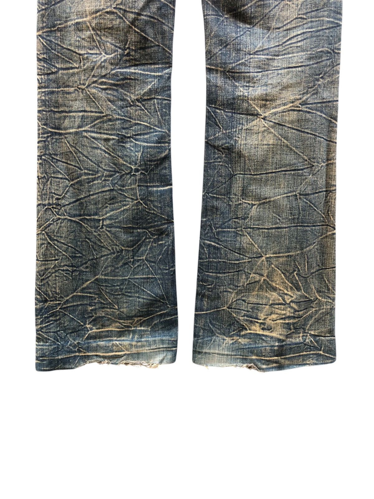 Japanese Brand Japanese Brand Blue Jam Flared Jeans Size US 29 - 9 Thumbnail