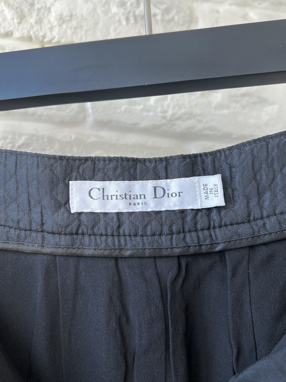 Dior Christian Dior Silk Quilted Bermuda Shorts Size 28" / US 6 / IT 42 - 8 Thumbnail