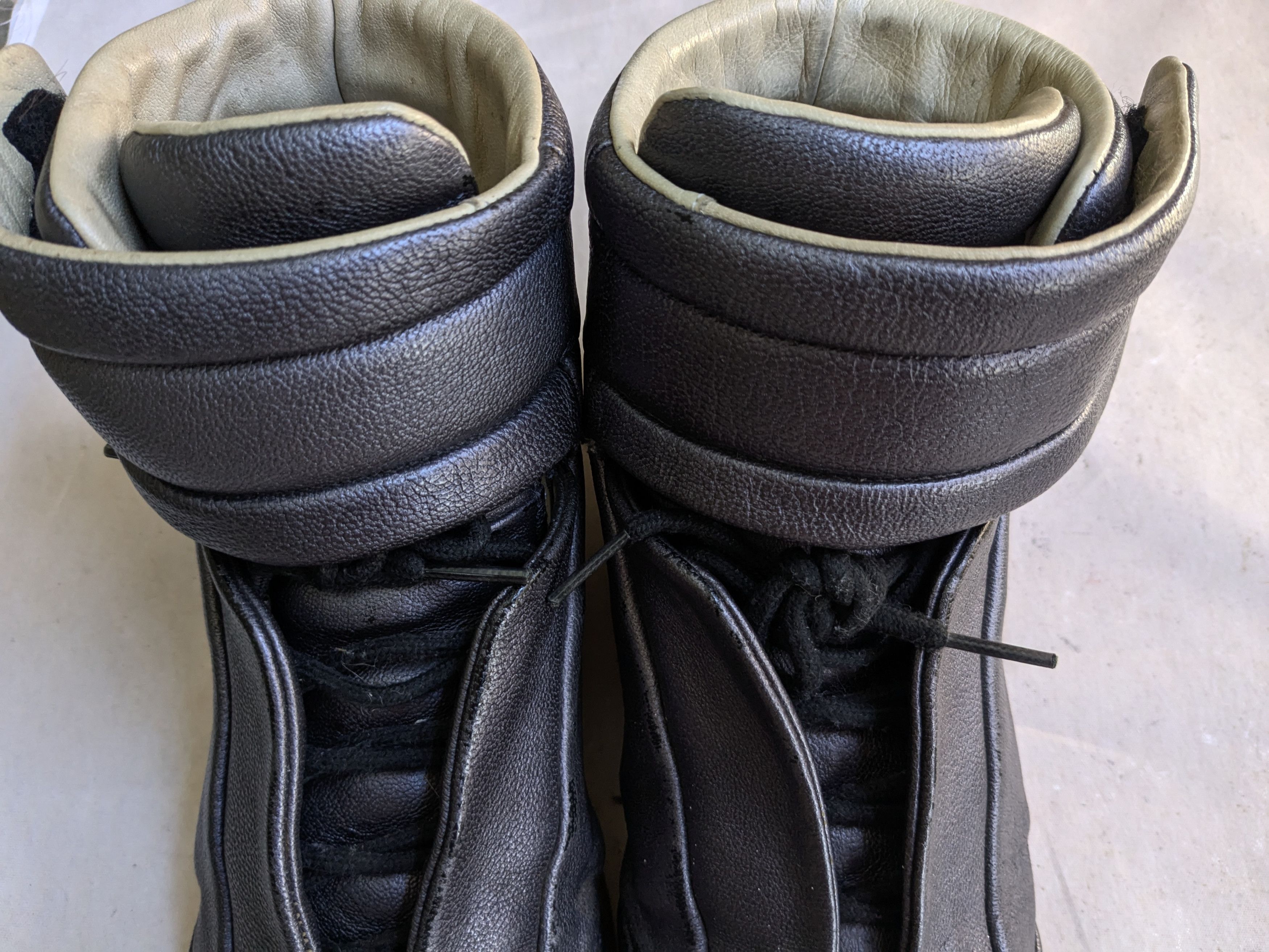 Maison Margiela Metalized Camel Leather Future High-Top Sneakers 9 42 Size US 9 / EU 42 - 4 Thumbnail