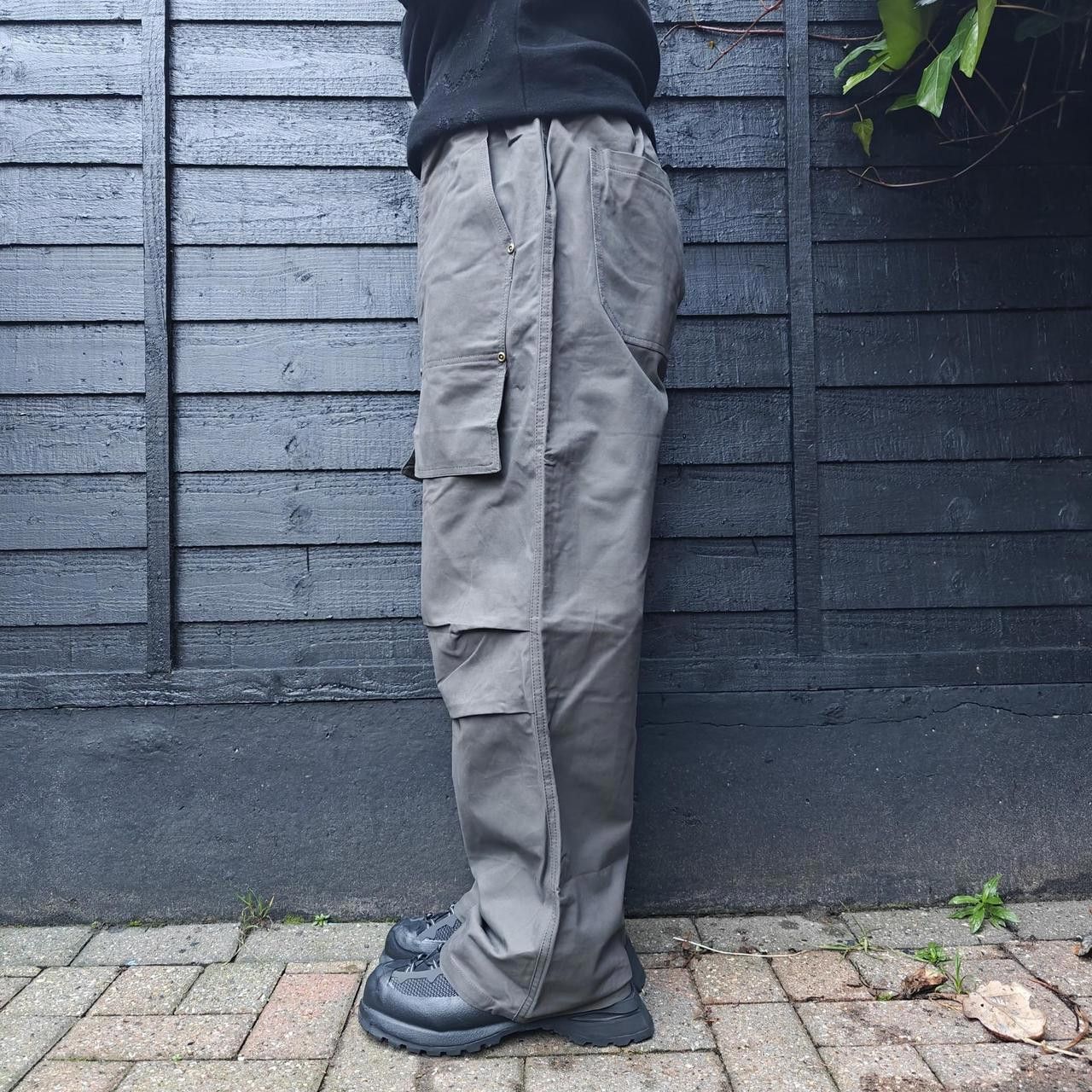Other Japanese Grey Articulated Wide Leg Fatigue Pants Size US 32 / EU 48 - 4 Thumbnail