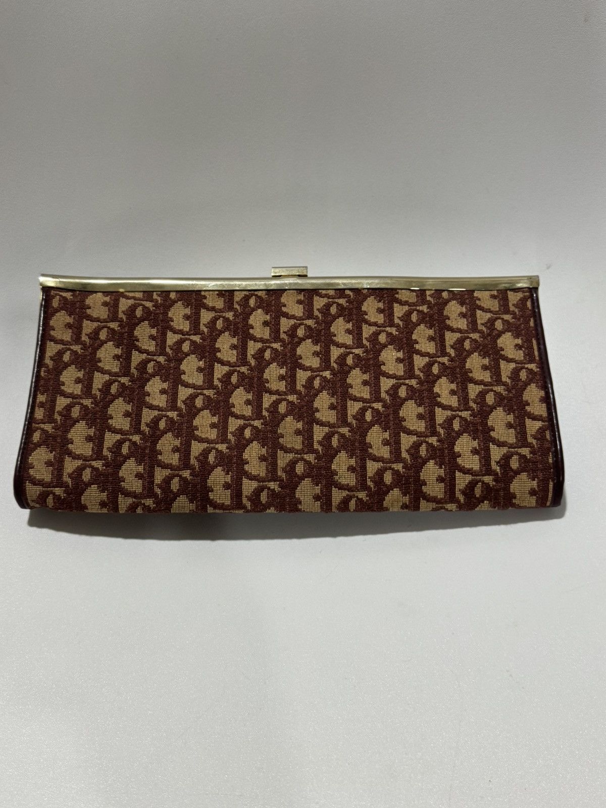 Christian Dior Monsieur Vtg Christian Dior 80s Red Trotter Monogram Clutch Bag Size ONE SIZE - 2 Thumbnail