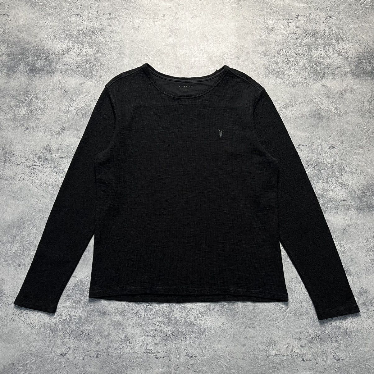 Allsaints × Vintage Vintage Allsaints Black Sweater Streetwear Y2K Designer Size US M / EU 48-50 / 2 - 1 Thumbnail