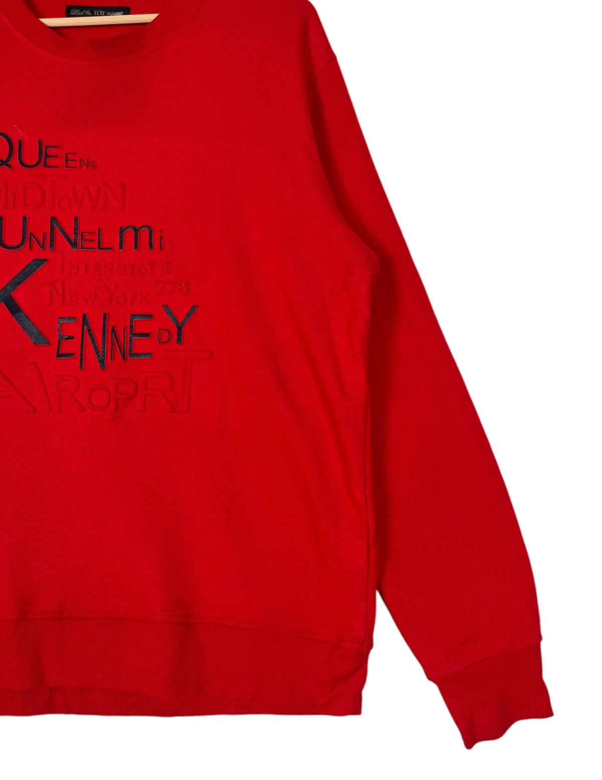 Issey Miyake × Japanese Brand × Tete Homme Tete Homme Black On Sweatshirt Size US L / EU 52-54 / 3 - 5 Thumbnail