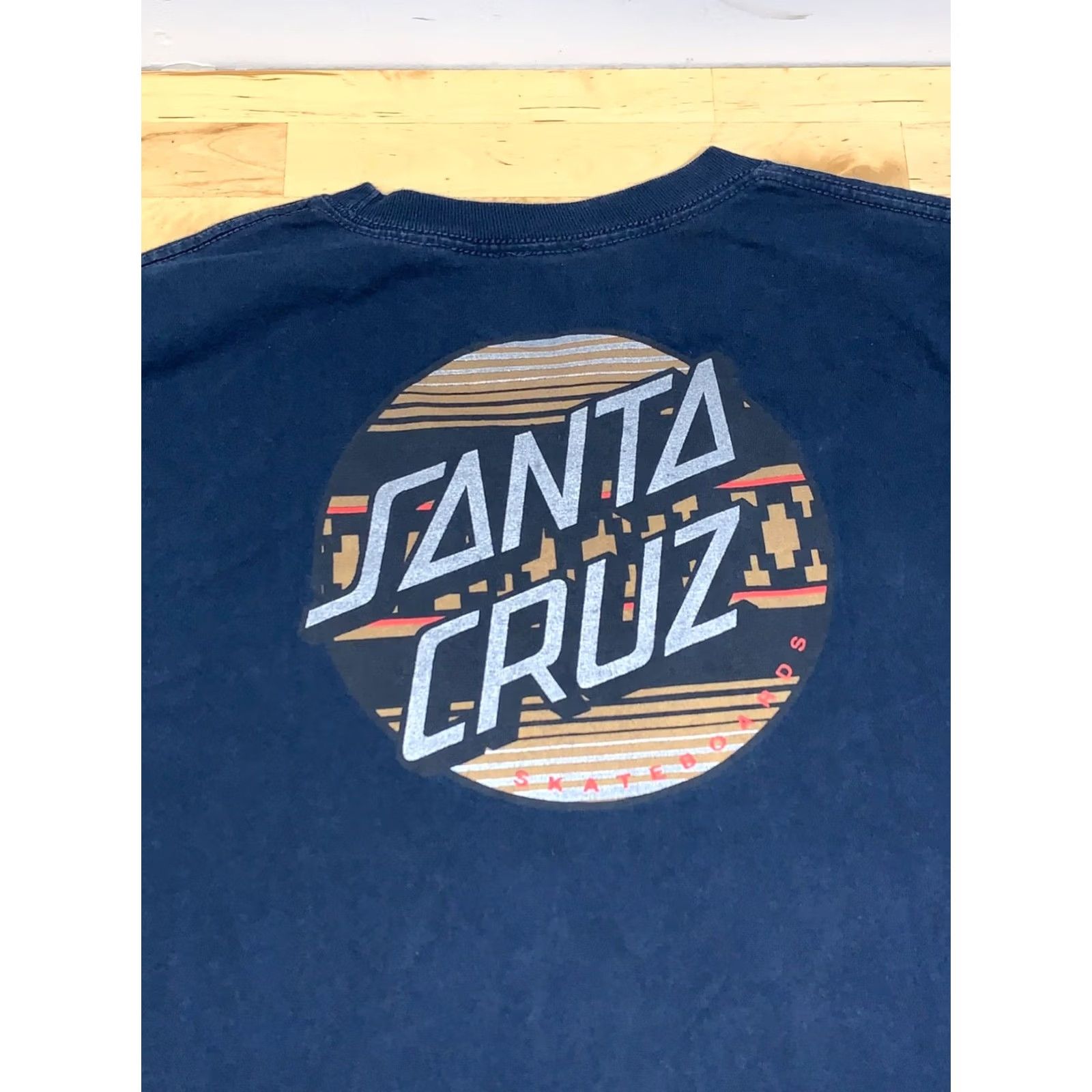 Vintage VINTAGE Santa Cruz Shirt Men L Blue Long Sleeve Crew Neck Logo Graphic Print 90s/Y2K Java? Size US L / EU 52-54 / 3 - 2 Thumbnail