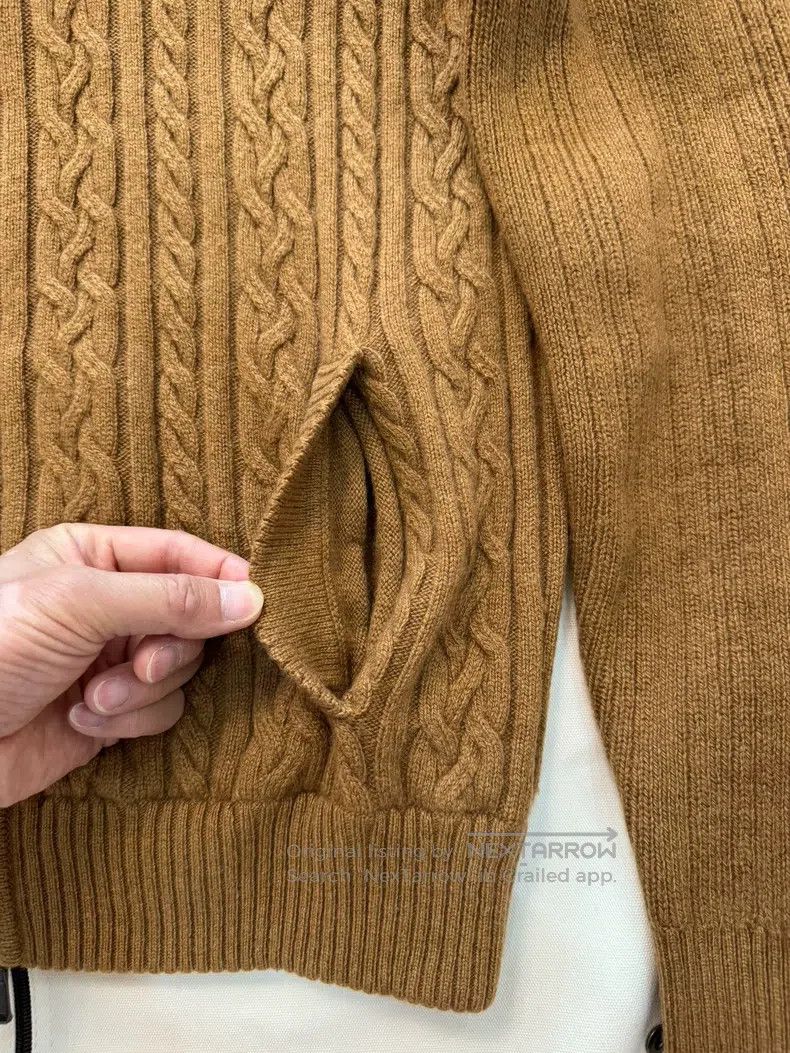 Loro Piana Loro Piana Cashmere Sweater, Camel Color, Classic Style Size US L / EU 52-54 / 3 - 3 Thumbnail