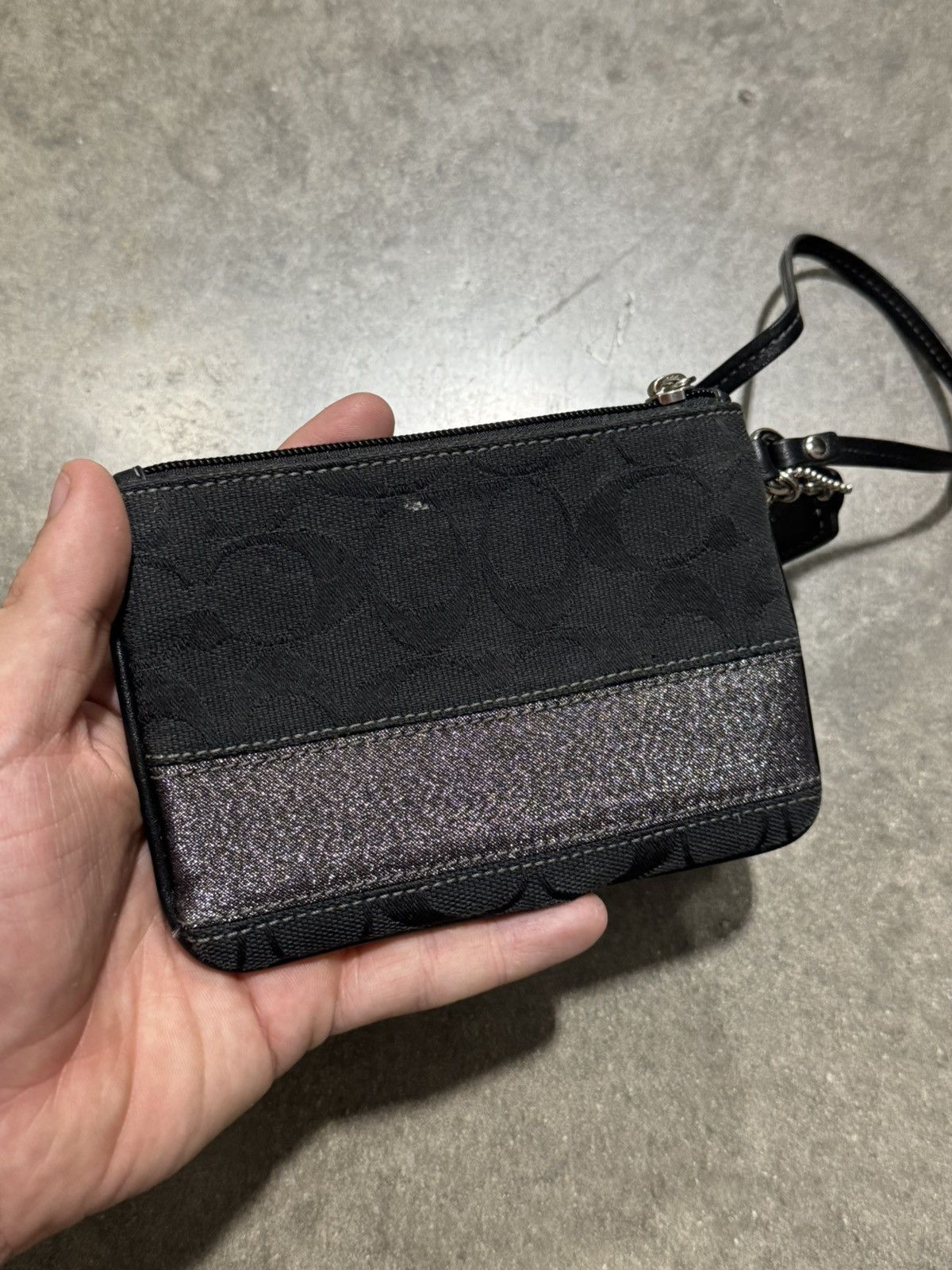 Coach Y2K Vintage Black Coach Mini Wristlet Purse Wallet Size ONE SIZE - 3 Thumbnail