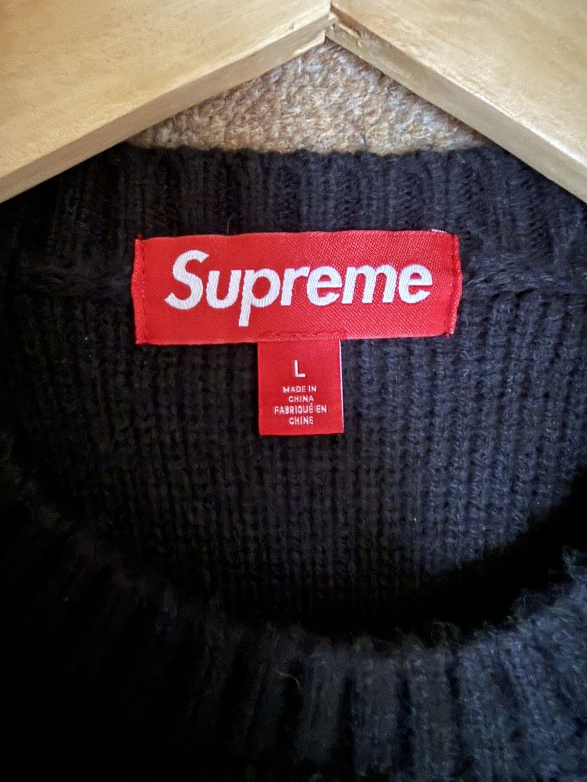 Supreme Supreme Raised Stripe Sweater Black SS26 | Size L Size US L / EU 52-54 / 3 - 4 Thumbnail