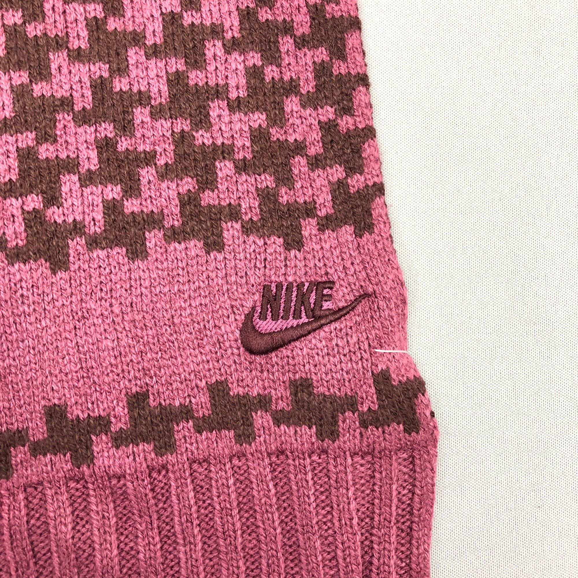 Nike Vintage Nike Scarf Muffler Wool Knit Cashmere Scarves Size ONE SIZE - 4 Thumbnail