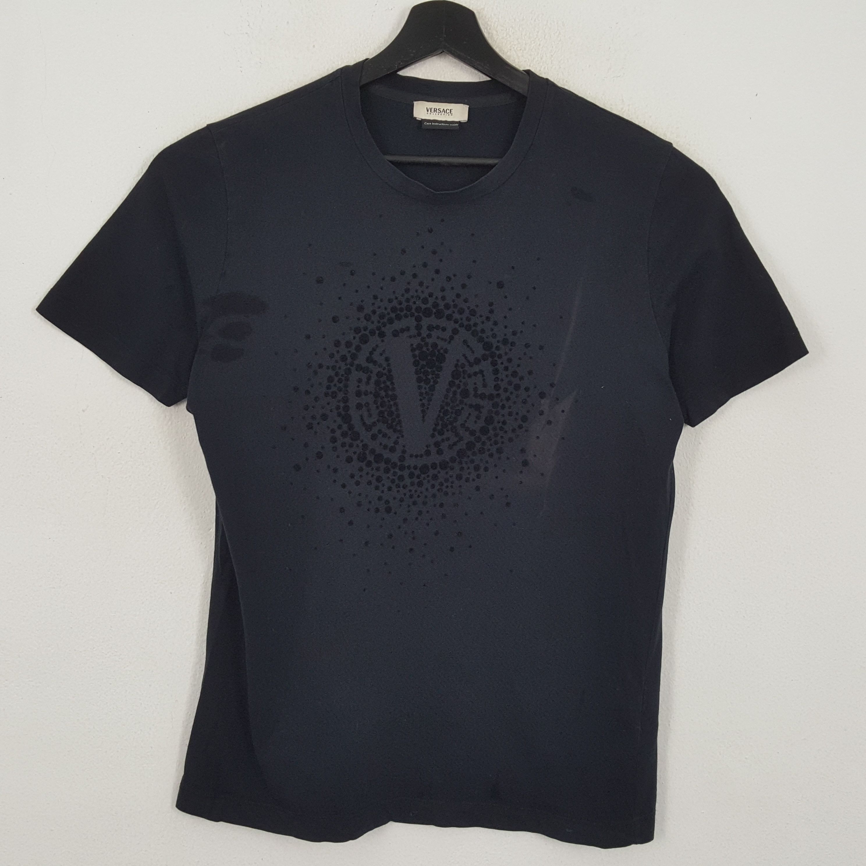 VERSACE Luxury Brand Center Logo Design Tshirt