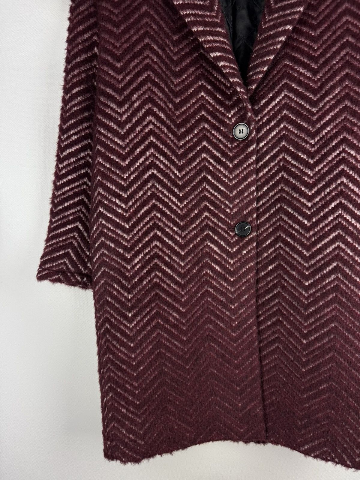 Just Cavalli × Roberto Cavalli Just Cavalli Wool / Alpaca Zig Zag Patterned Coat Jacket Size XS / US 0-2 / IT 36-38 - 7 Thumbnail