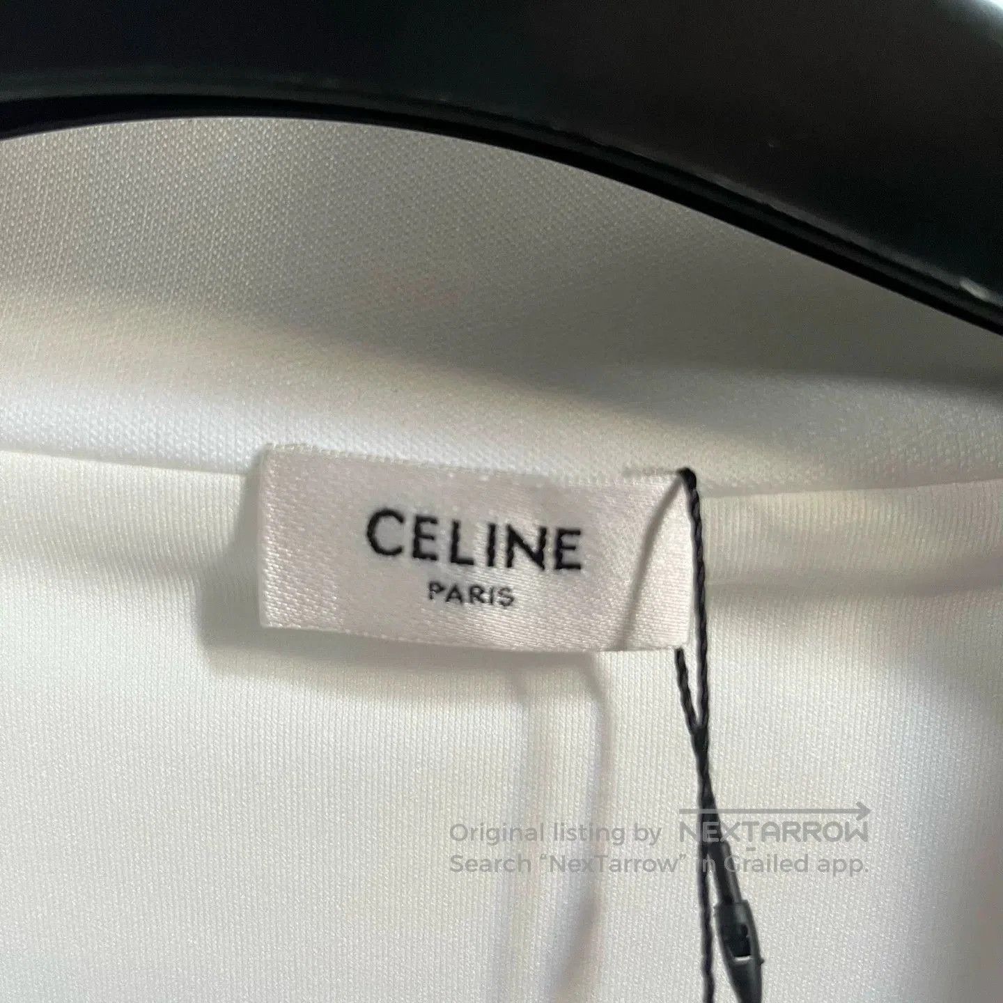 Celine Celine White Logo Embroidered Zip Sweatshirt. Size US S / EU 44-46 / 1 - 6 Thumbnail