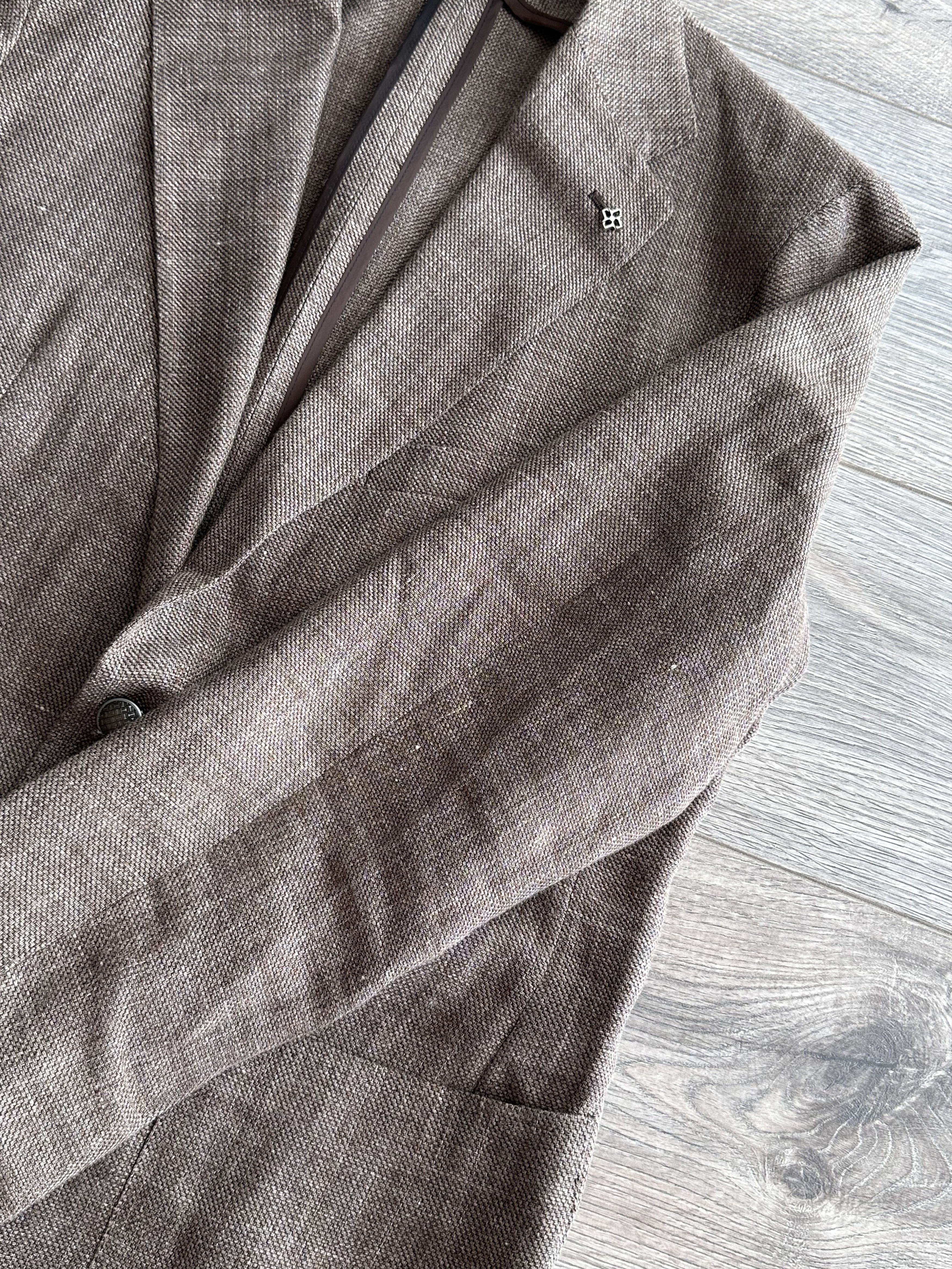 Tagliatore Tagliatore Linen Blazer Size 54R - 15 Thumbnail