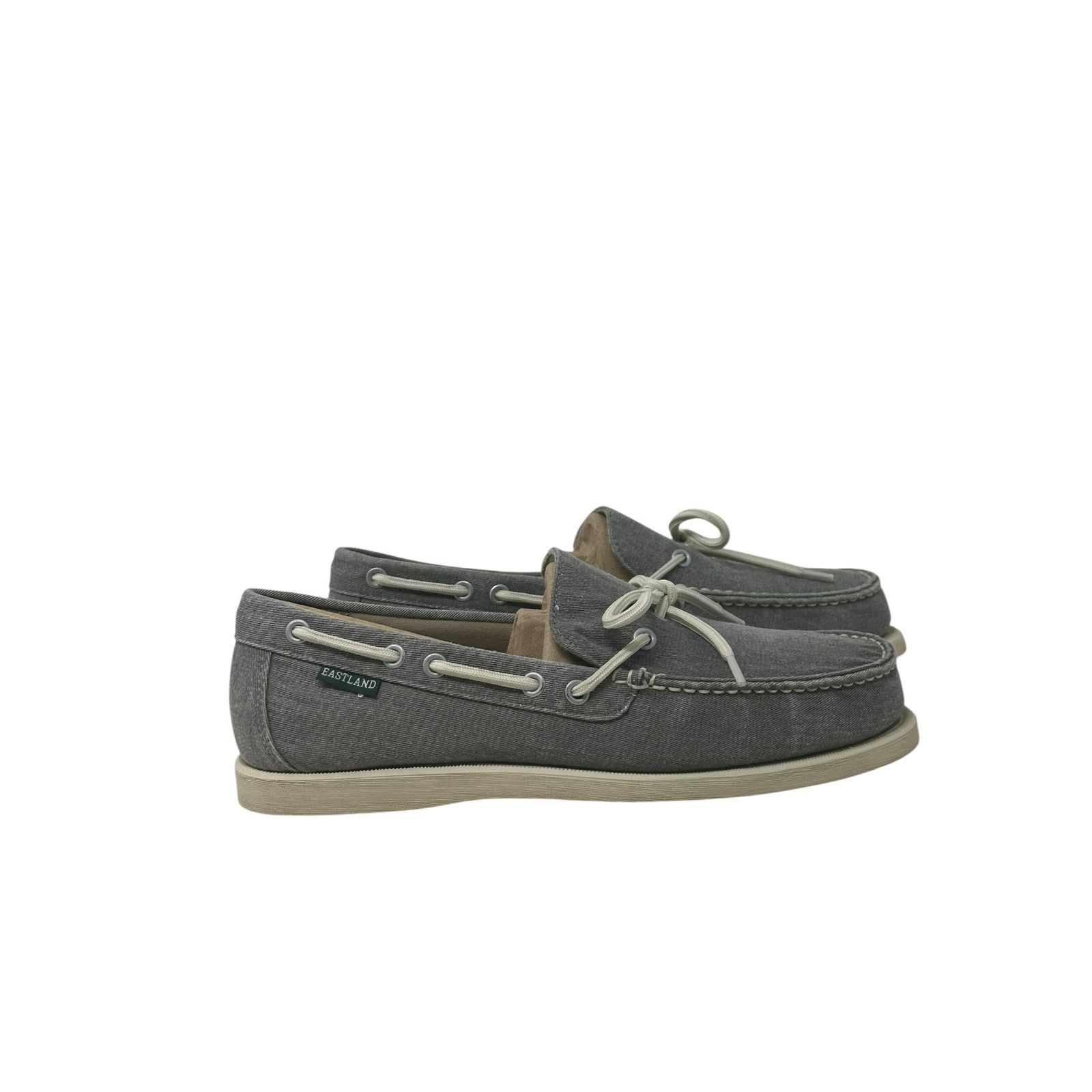 Eastland Eastland Men's Grey Yarmouth Canvas Boat Shoes 8D Size US 8 / EU 41 - 17 Thumbnail