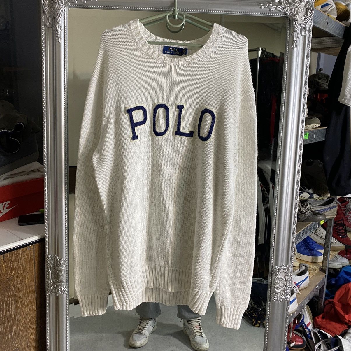 Polo Ralph Lauren Vintage Polo Ralph Lauren Sweater Big Logo Size US S / EU 44-46 / 1 - 1 Thumbnail