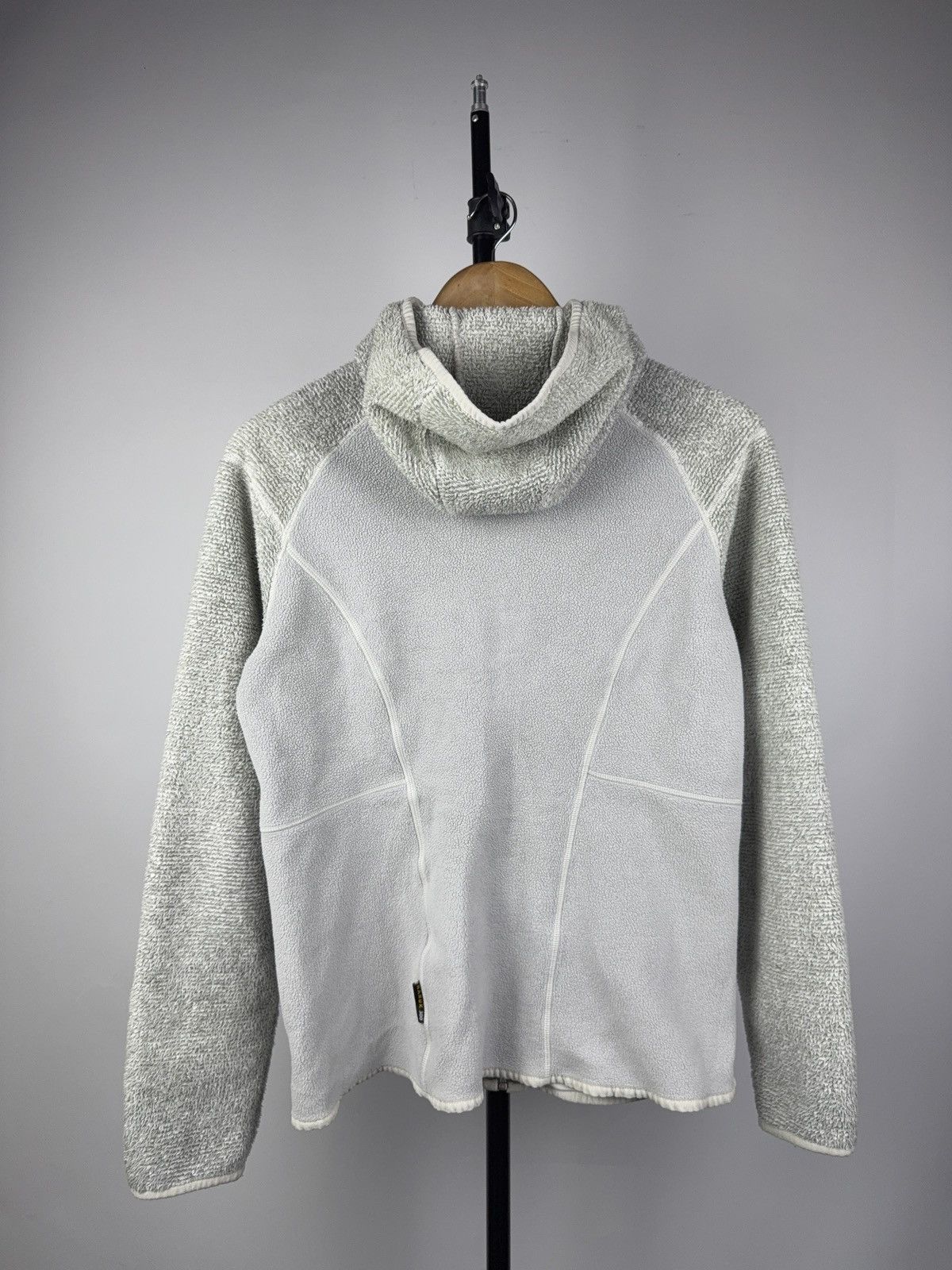 Jack Wolfskin Gorpcore 00s Jack Wolfskin Grey Sherpa Fleece Zip Hoodie Size M / US 6-8 / IT 42-44 - 10 Thumbnail