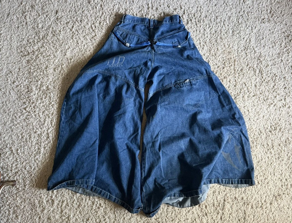 Menace 90s Menace Dragon Denim 66 Inch Opening JNCO Skater Rave Y2K Size US 32 / EU 48 - 1 Thumbnail