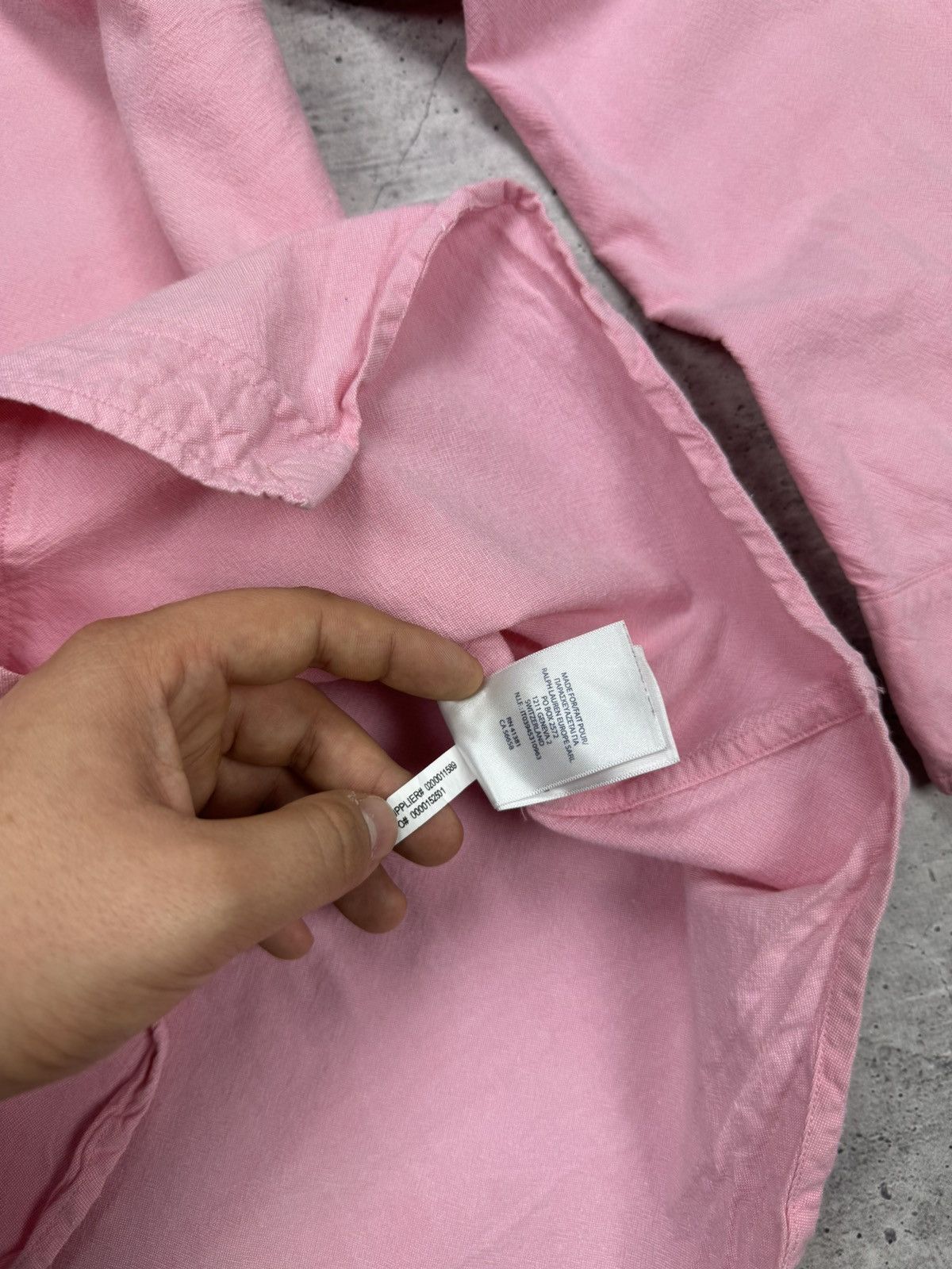 Polo Ralph Lauren × Vintage Vintage Polo Ralph Lauren Pink Casual Button Ups Dress Shirt Size US L / EU 52-54 / 3 - 6 Thumbnail