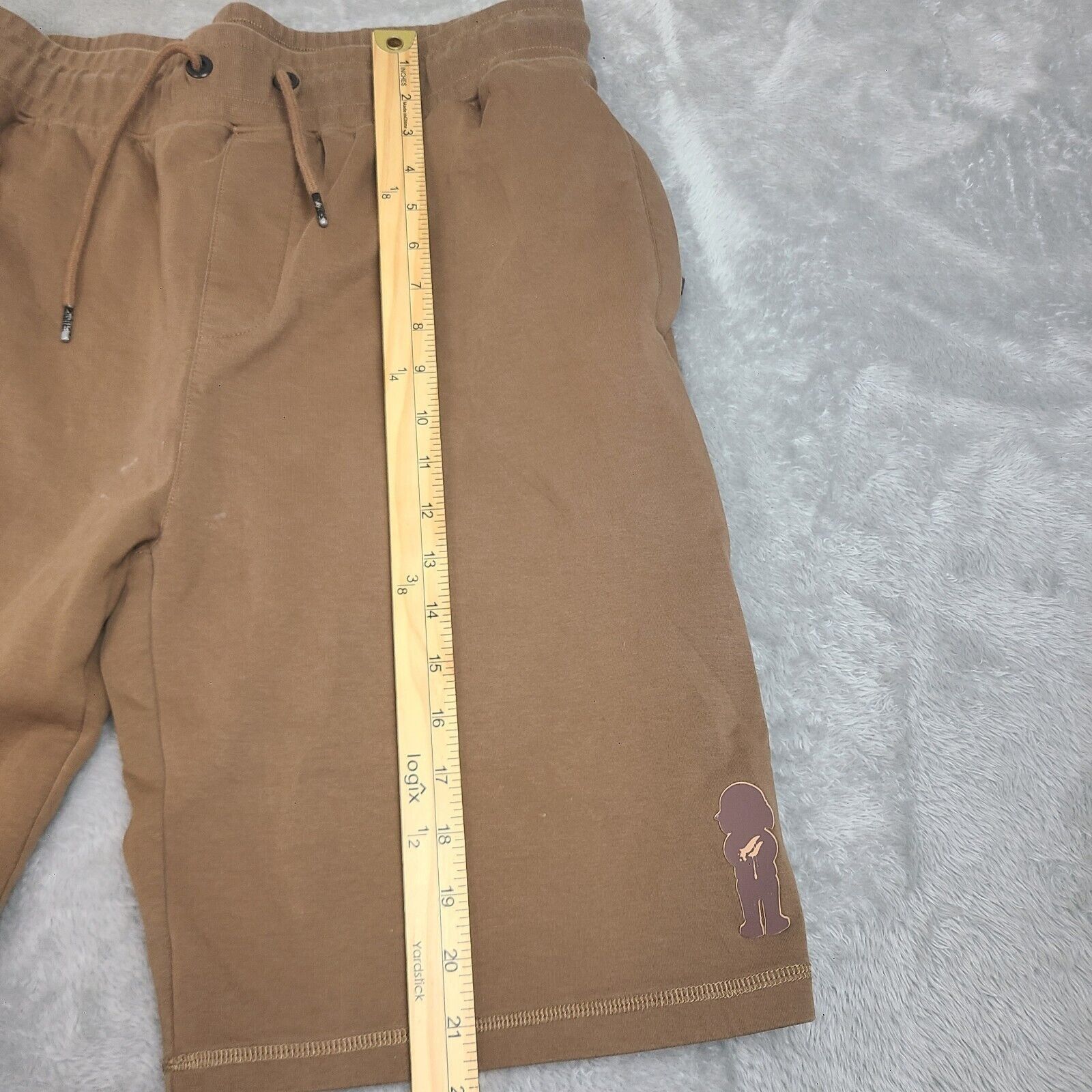 Vintage Lil Woo by Al Wissman Brown Shorts with Brown Logo Size Larg Size US 36 / EU 52 - 8 Thumbnail
