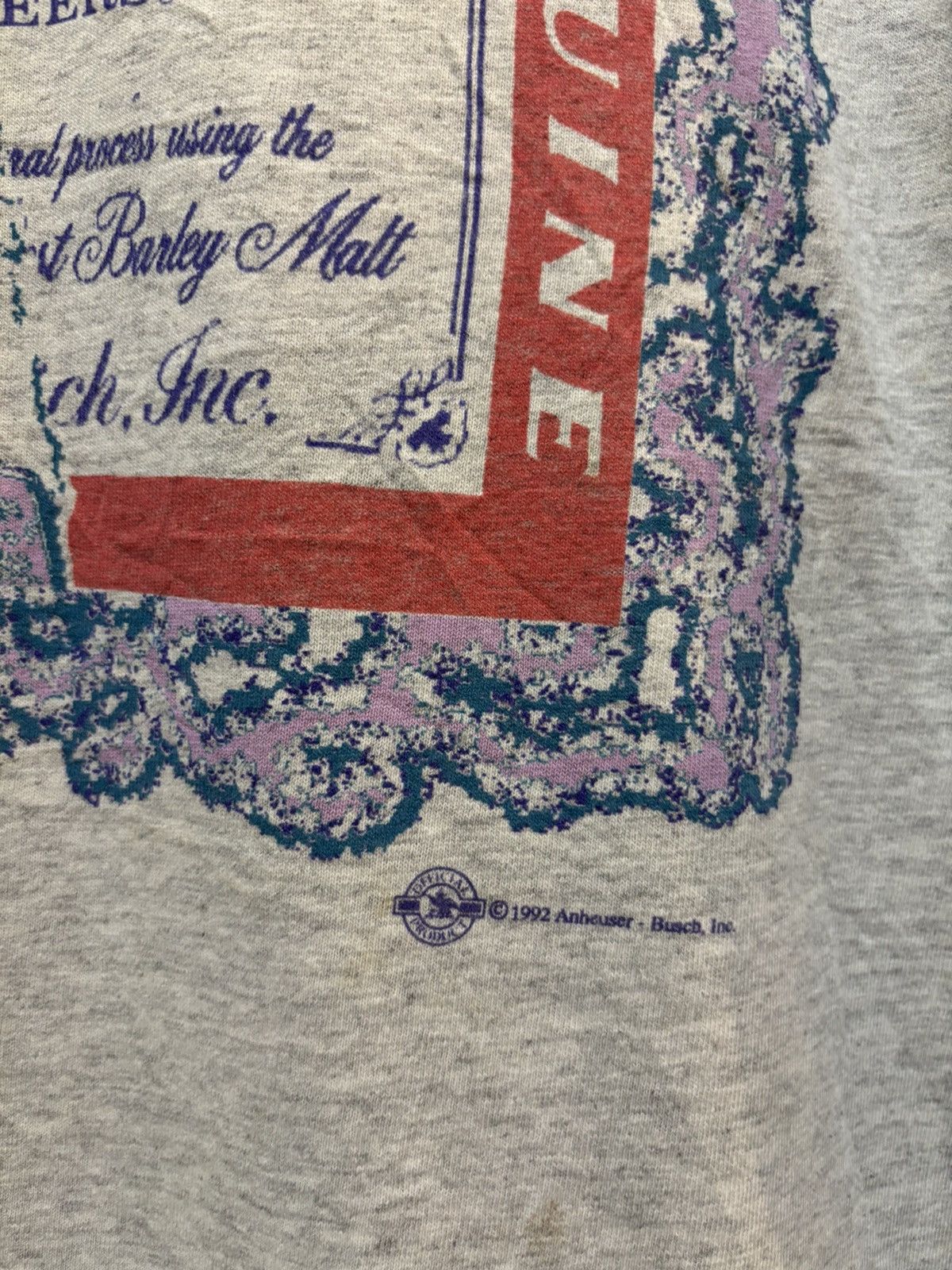 Budweiser Vintage 1992 Budweiser Fishing Tee Size US XL / EU 56 / 4 - 4 Thumbnail