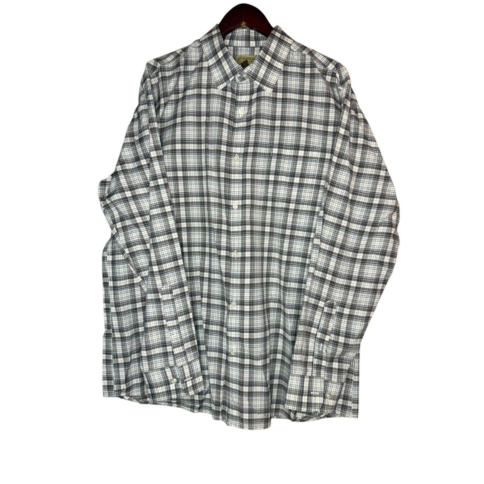 & Other Stories Sonoma Life Style Men's Plaid Button Down Size XL Size US XL / EU 56 / 4 - 1 Thumbnail
