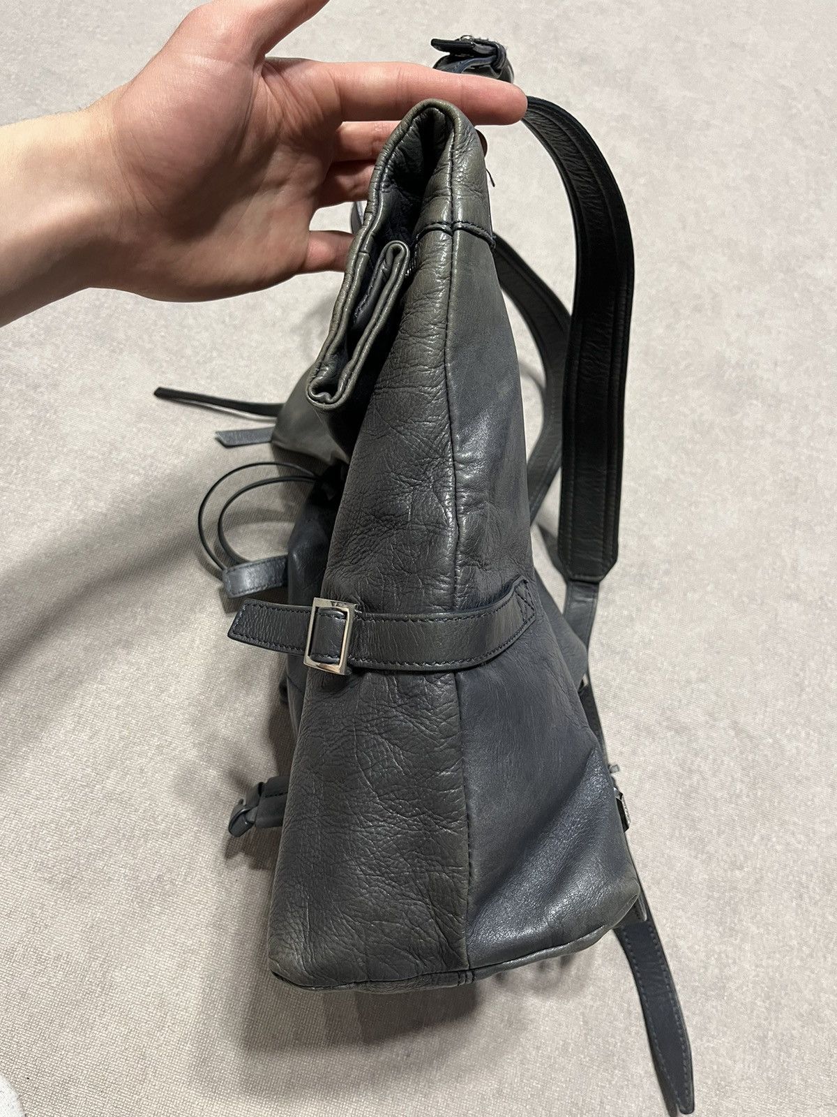 Max Mara Max&co Womens Leather Backpack Bag Vintage Y2K Handle Mara Size ONE SIZE - 5 Thumbnail
