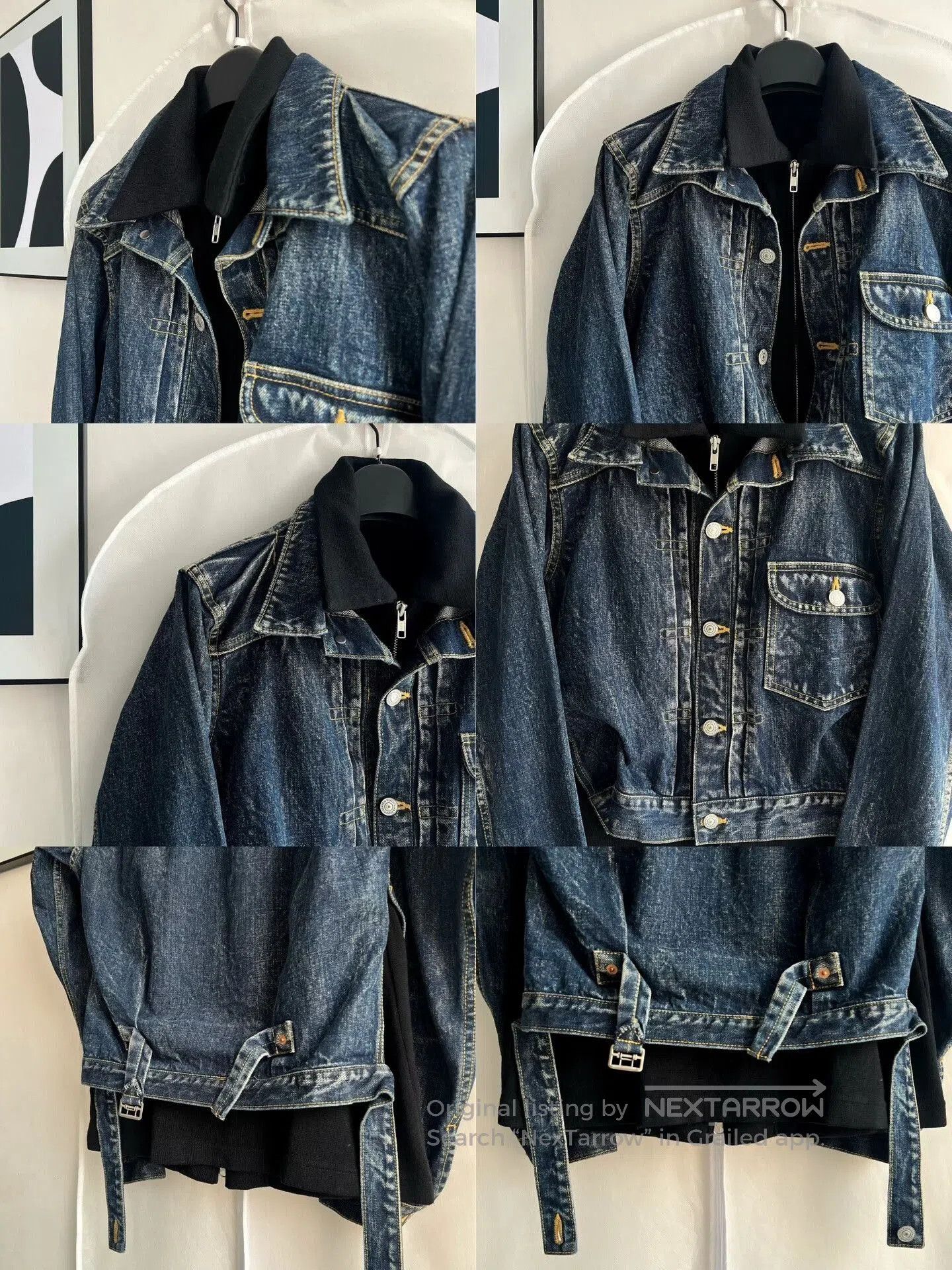 Yohji Yamamoto Yohji Yamamoto Denim Jacket. Size S / US 4 / IT 40 - 8 Thumbnail