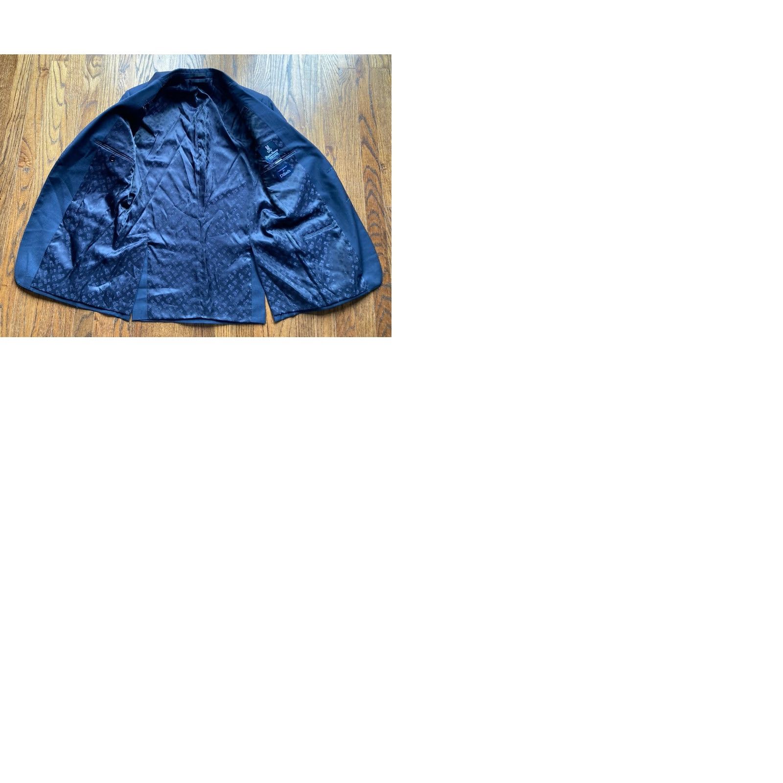 Psycho Bunny Psycho Bunny Sport Coat Mens 40 Regular Notch Wool Blue 2 Button Jacket 100% Wool Navy Blue Long Jacket 40L Size US XXS / EU 40 - 10 Thumbnail