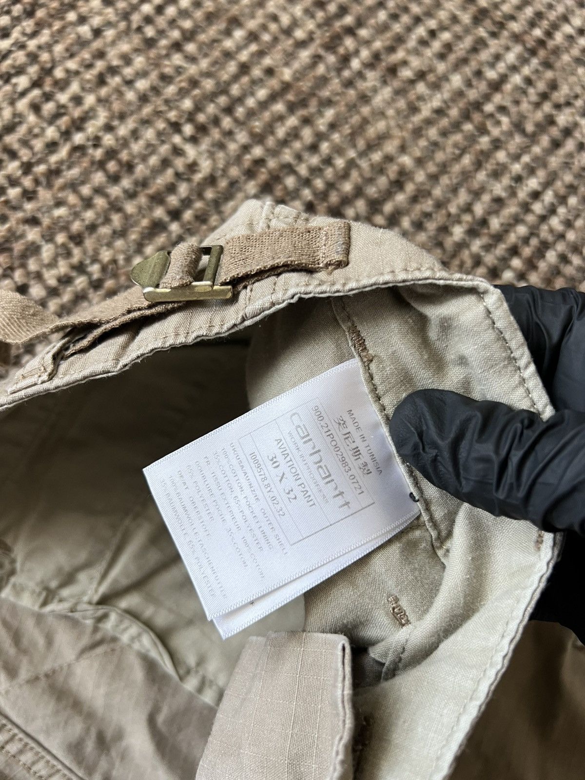 Carhartt Vintage Carhartt Cargo Gray Distressed Pants Baggy Y2K 30/32 Size US 32 / EU 48 - 8 Thumbnail