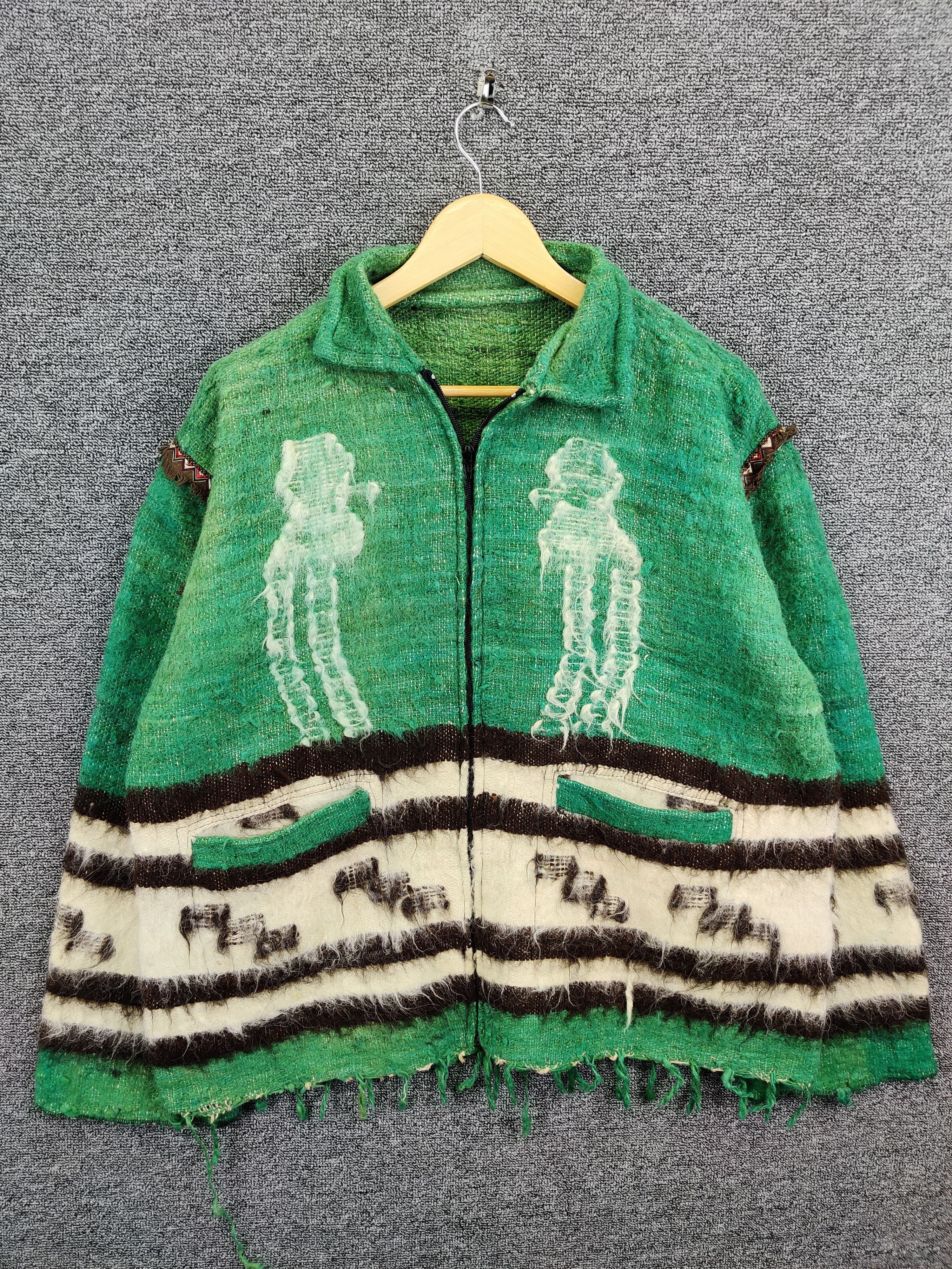 Japanese Brand Vintage Unbrand Wool Mohair Jacket Nice Design Size US L / EU 52-54 / 3 - 1 Thumbnail