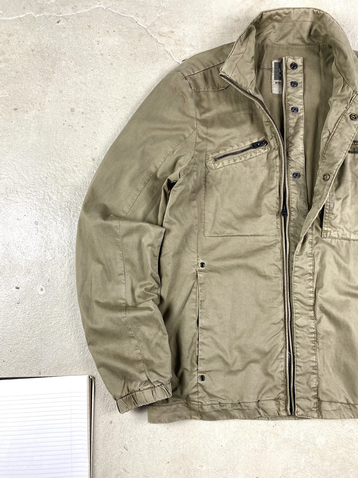 G-Star Vintage 90's G-Star Raw Jacket Military Pocket Archival Size US L / EU 52-54 / 3 - 12 Thumbnail