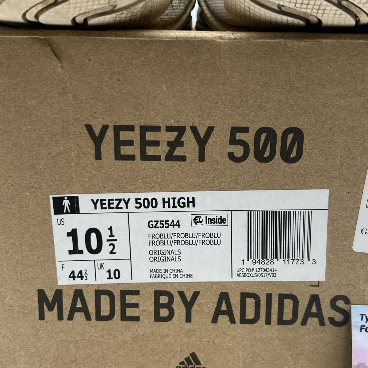 Adidas Yeezy 500 high frosted blue Size US 10.5 / EU 43-44 - 6 Thumbnail