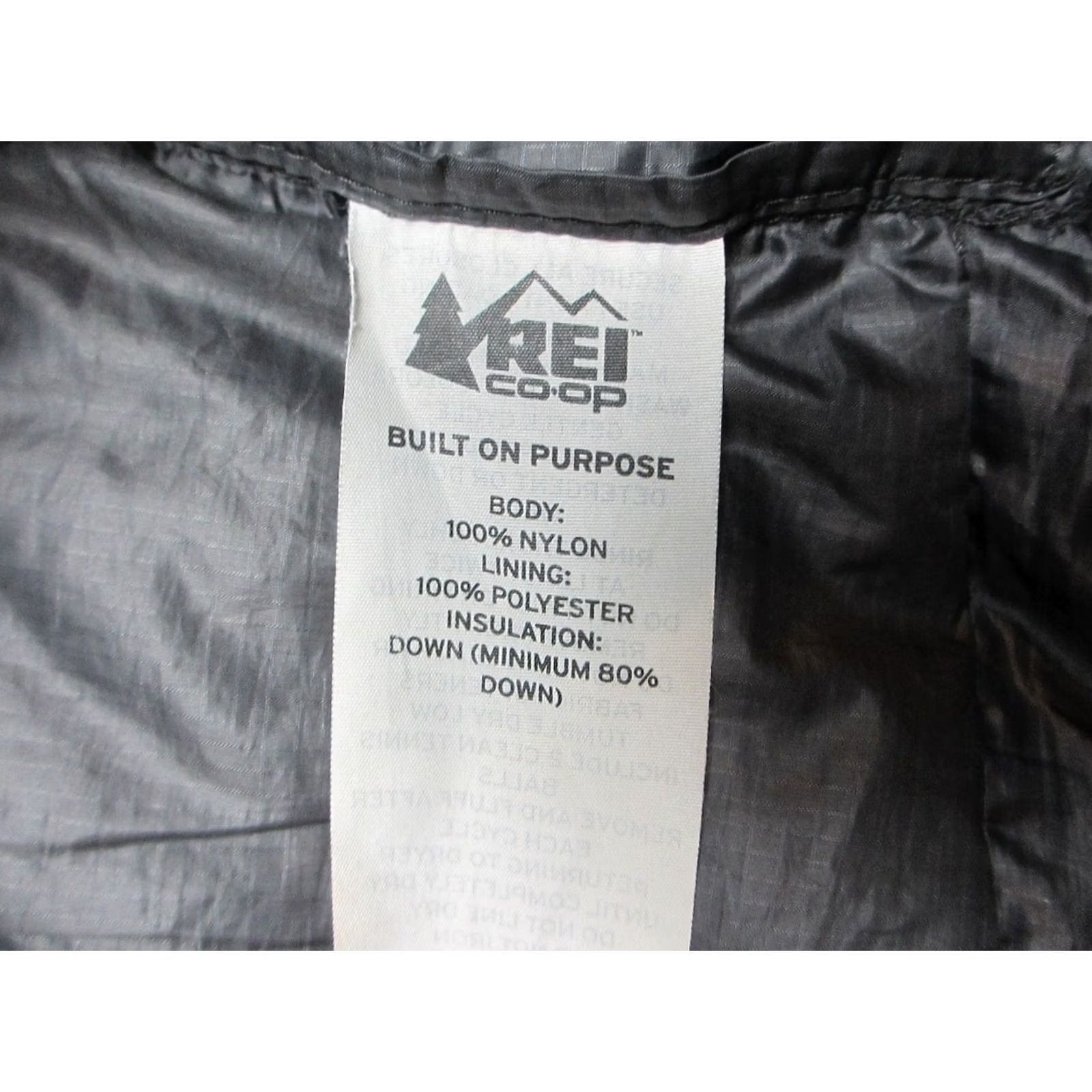 Vintage REI Jacket Womens Medium Black Puffer Down Nylon Full Zip Mock Neck Outdoor Logo Size M / US 6-8 / IT 42-44 - 4 Thumbnail
