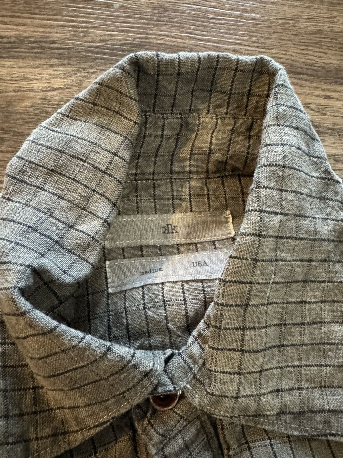 K-Two Studios KTWO checkered dyed button up Size US M / EU 48-50 / 2 - 3 Thumbnail