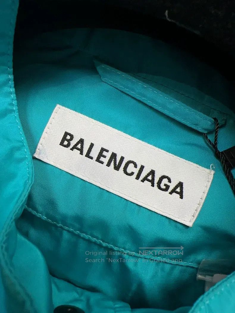 Balenciaga Balenciaga Windbreaker Jacket, Peacock Green Size XXS / US 00 / IT 34 - 7 Thumbnail
