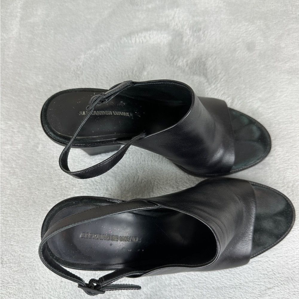 Alexander Wang Alexander Wang Black Leather Heels Women's Size 8 US/38 EU Size US 8 / IT 38 - 7 Thumbnail
