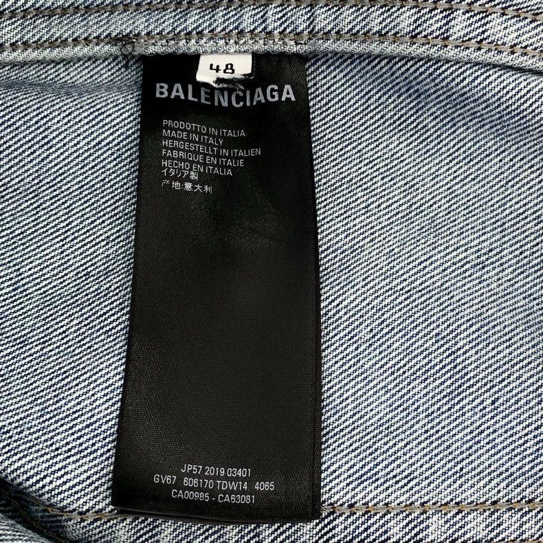 Balenciaga Balenciaga size 48 Blue monogrammed embroidered cotton lap Size US M / EU 48-50 / 2 - 8 Thumbnail