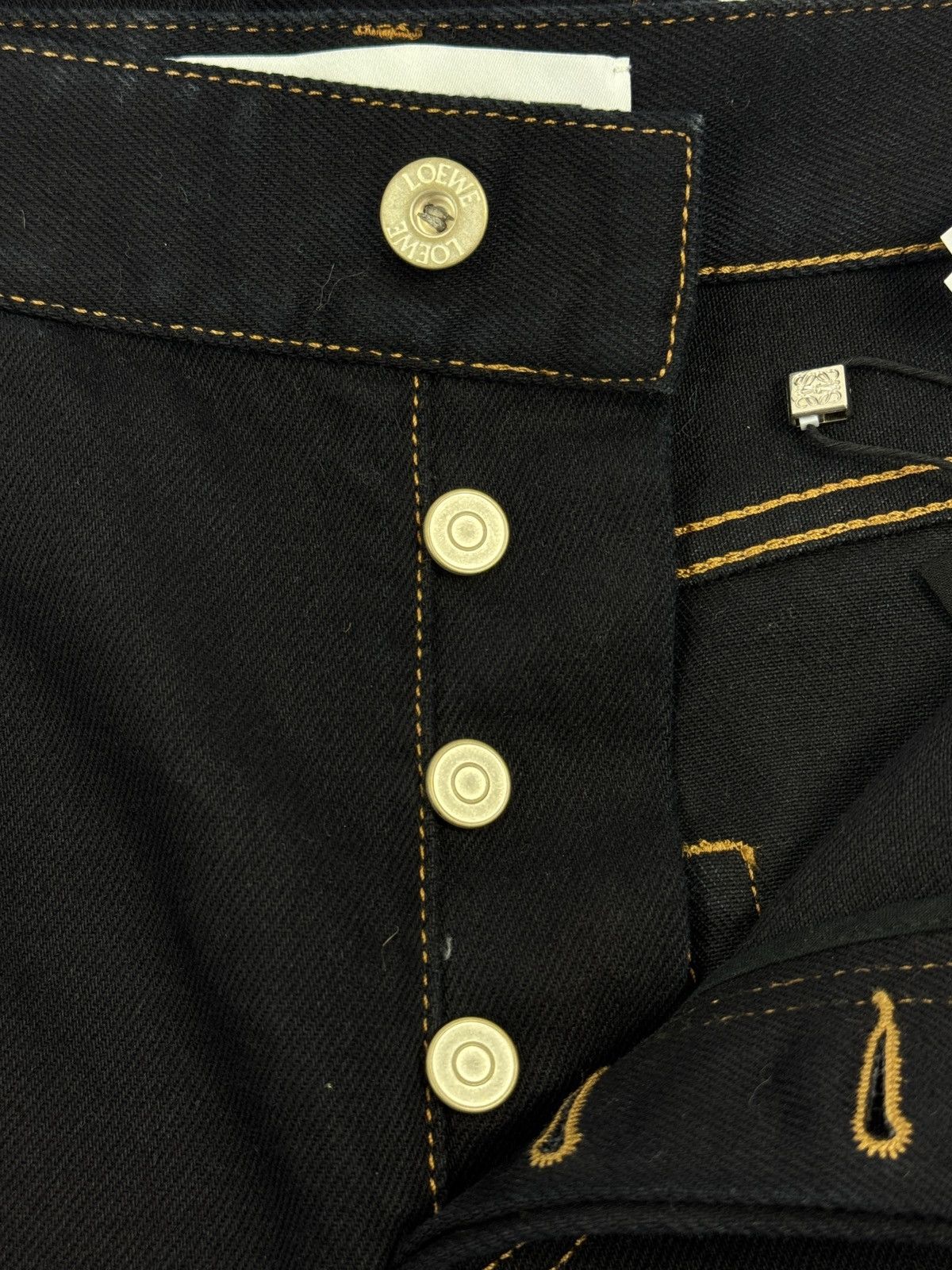 Loewe LEATHER POCKET DENIM JEANS Size US 30 / EU 46 - 7 Thumbnail