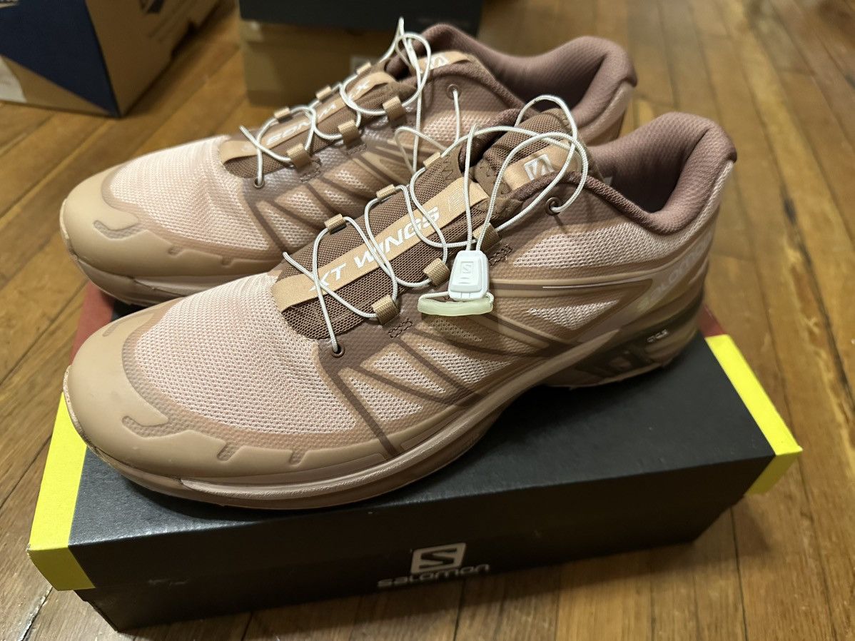 Salomon Salomon x END XT-Wings 2 Acorn Sirocco Peachy Keen Size US 12 / EU 45 - 2 Thumbnail