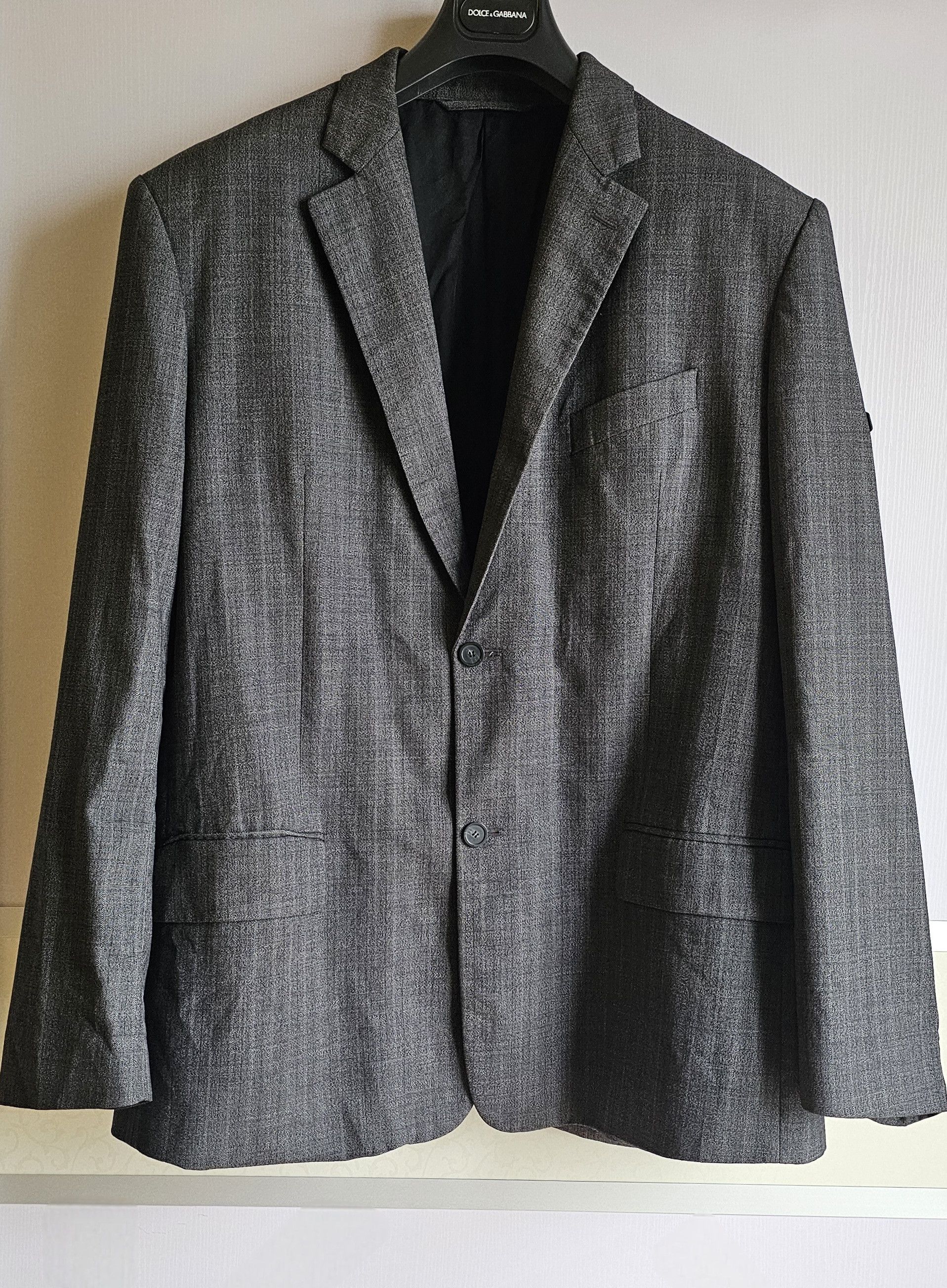Balenciaga Balenciaga Gray Oversize Wool Blazer Size 50 Size 50L - 1 Thumbnail