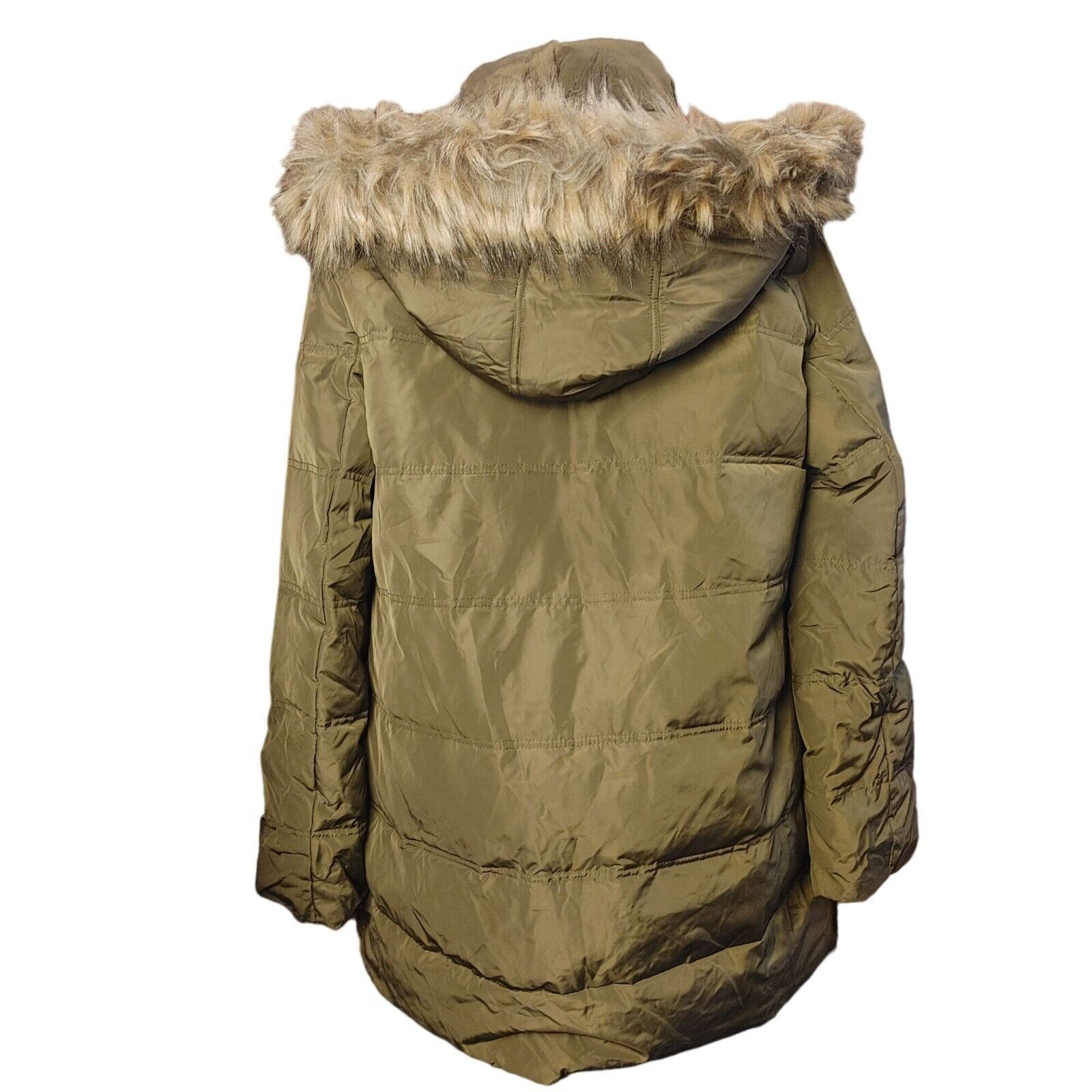 Other Marc New York | Andrew Marc Women's Olive Green Fur Lined Ho Size L / US 10 / IT 46 - 2 Thumbnail