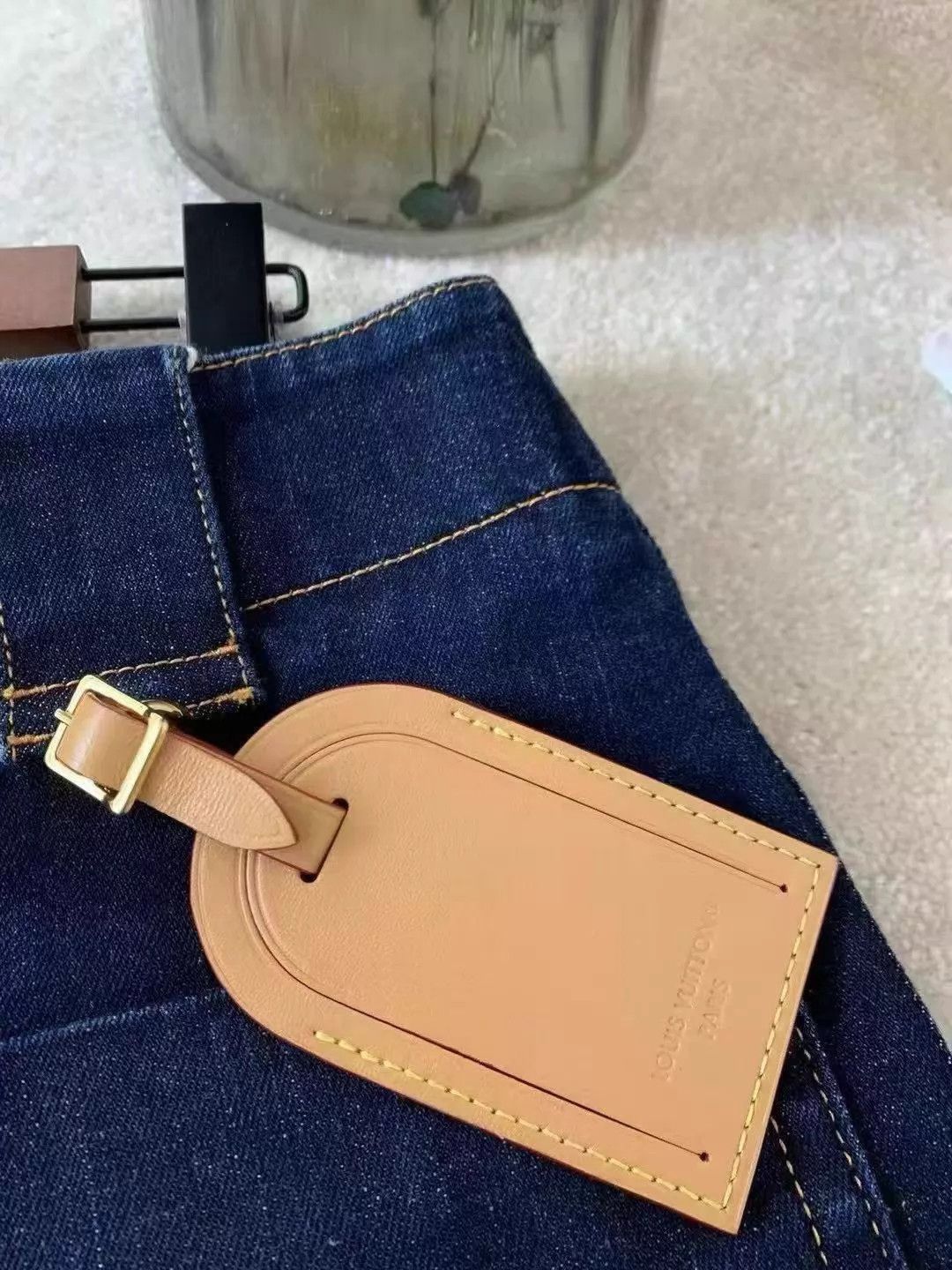 Louis Vuitton LV Denim Mini Shorts 40 Size 28" / US 6 / IT 42 - 4 Thumbnail