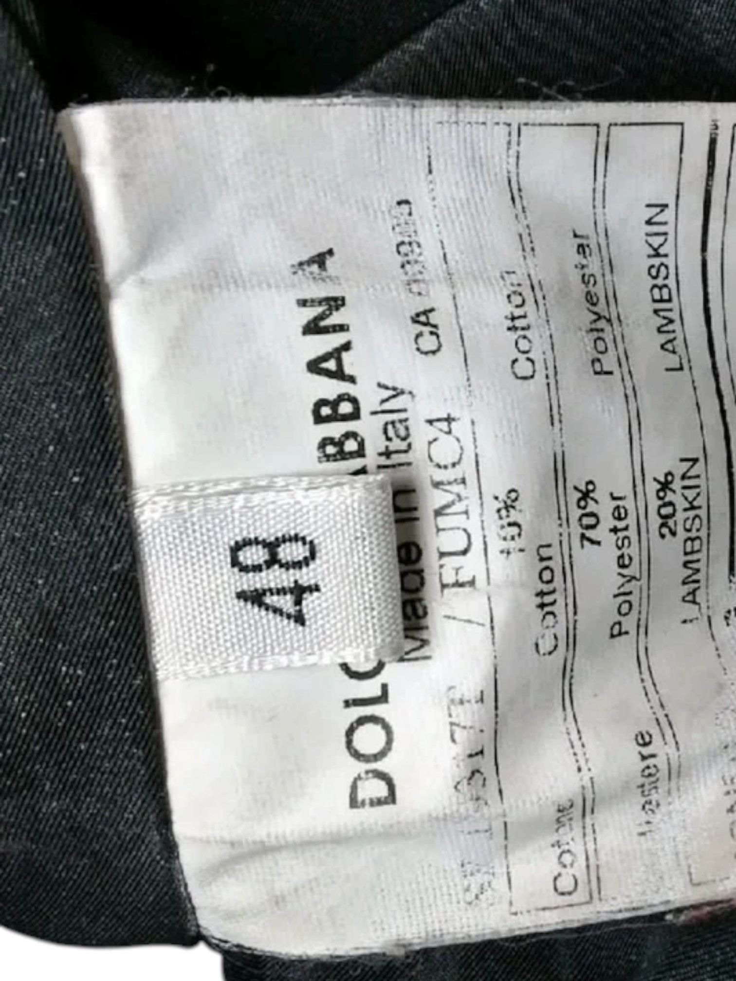 Dolce & Gabbana Dolce & Gabbana Panelled Lambskin Bomber Jacket c.2000s Size US M / EU 48-50 / 2 - 5 Thumbnail