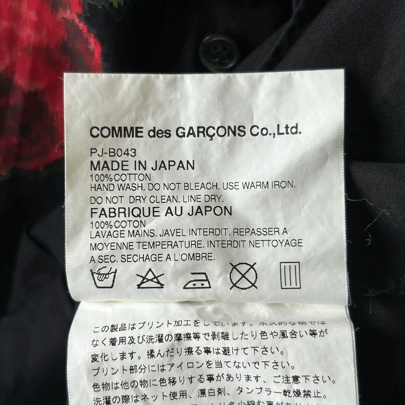 Other Comme Des Garcons Rose Floral Shirt Size US XS / EU 42 / 0 - 9 Thumbnail