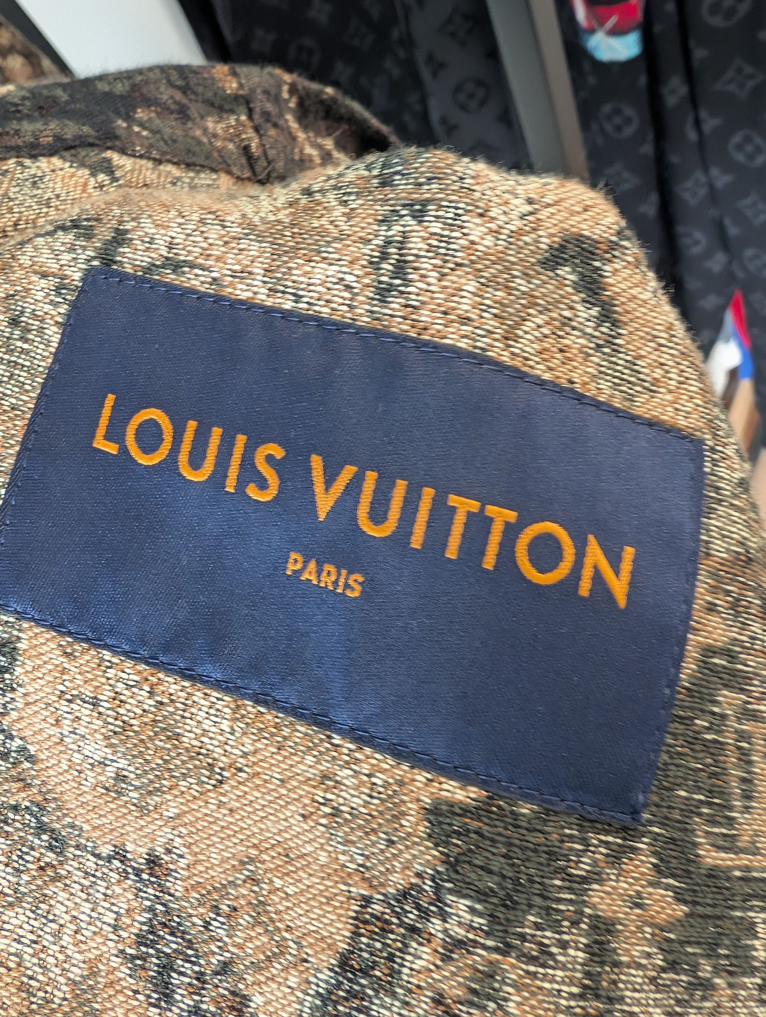 Louis Vuitton Louis Vuitton monogram camouflage sterling denim jacket Size US L / EU 52-54 / 3 - 9 Thumbnail